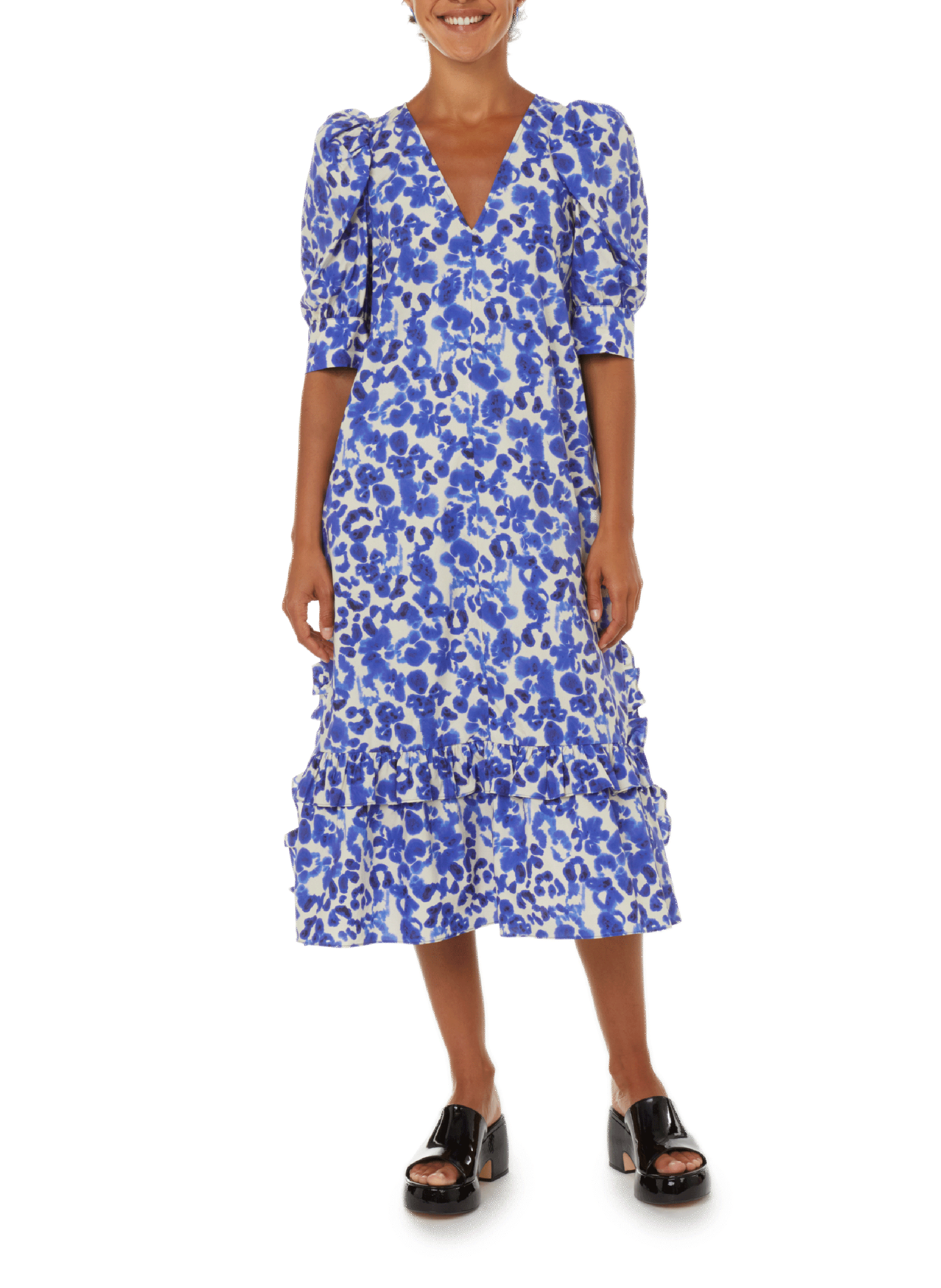 Neon earrings  EYE M - ILEANA MAKRI Blue