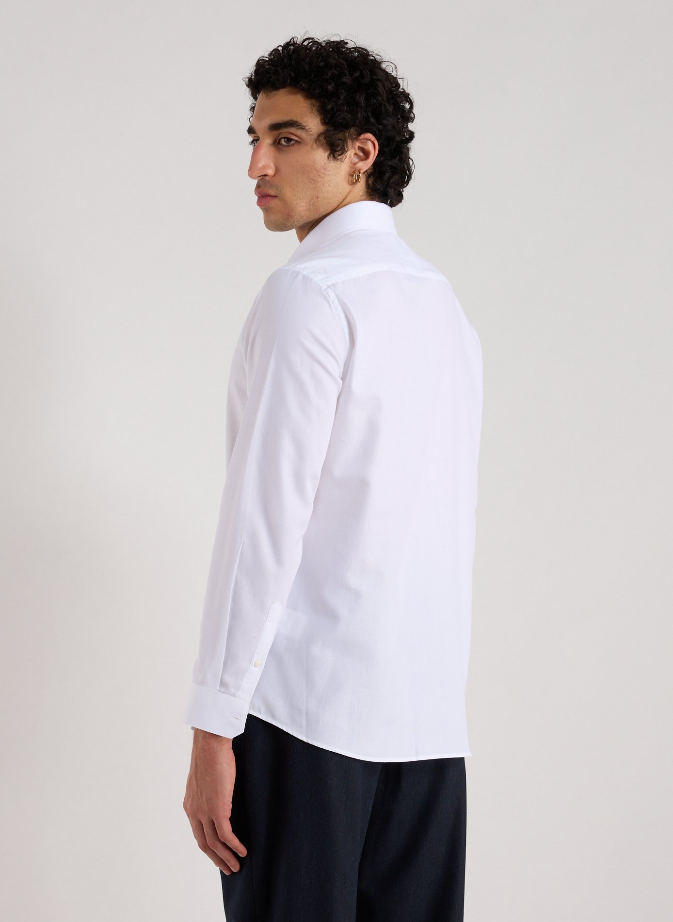 Straight Goot cotton shirt AU PRINTEMPS PARIS White
