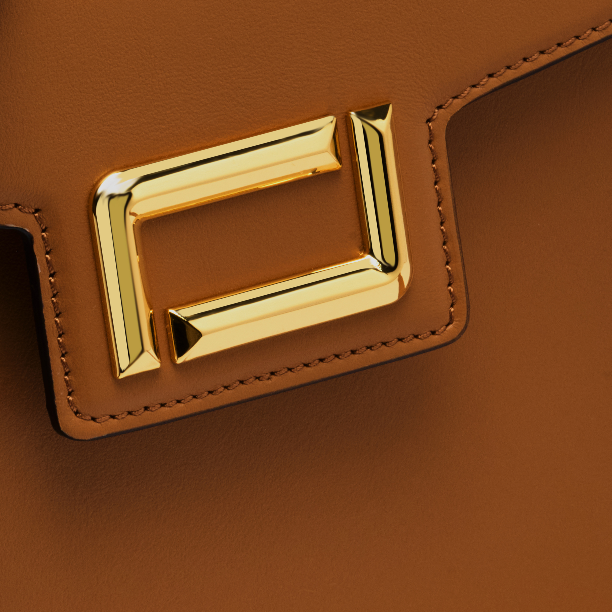 Sac porté main m angèle de lancel en cuir LANCEL Marron