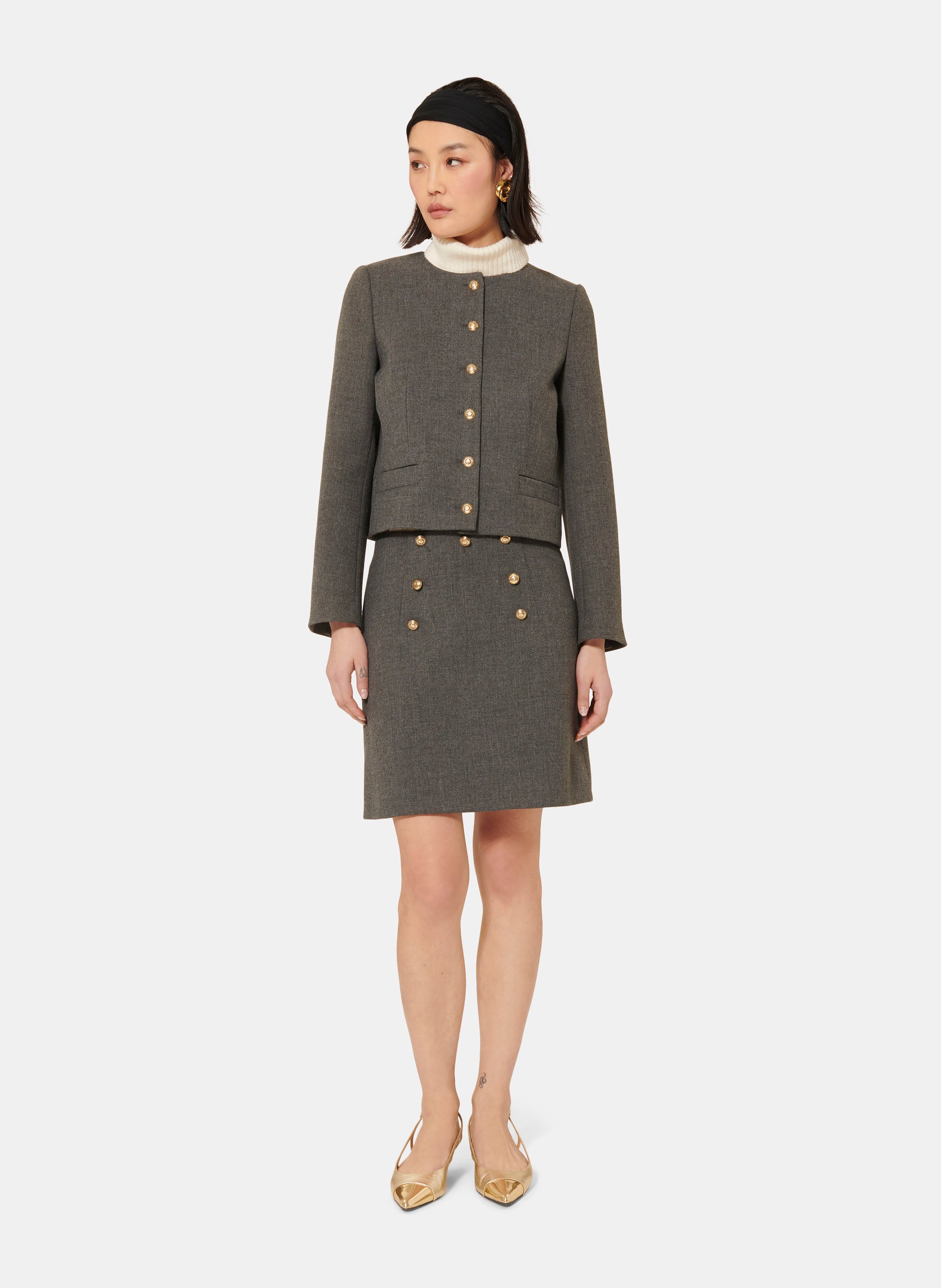 Jupe jamie TARA JARMON Gris