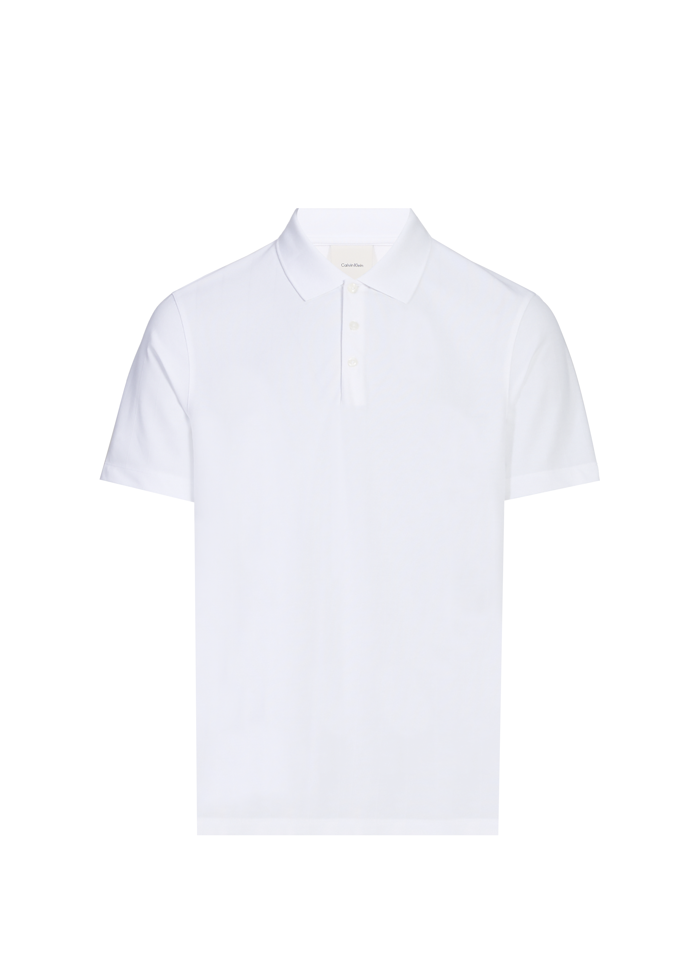 Polo à manches courtes CALVIN KLEIN Blanc