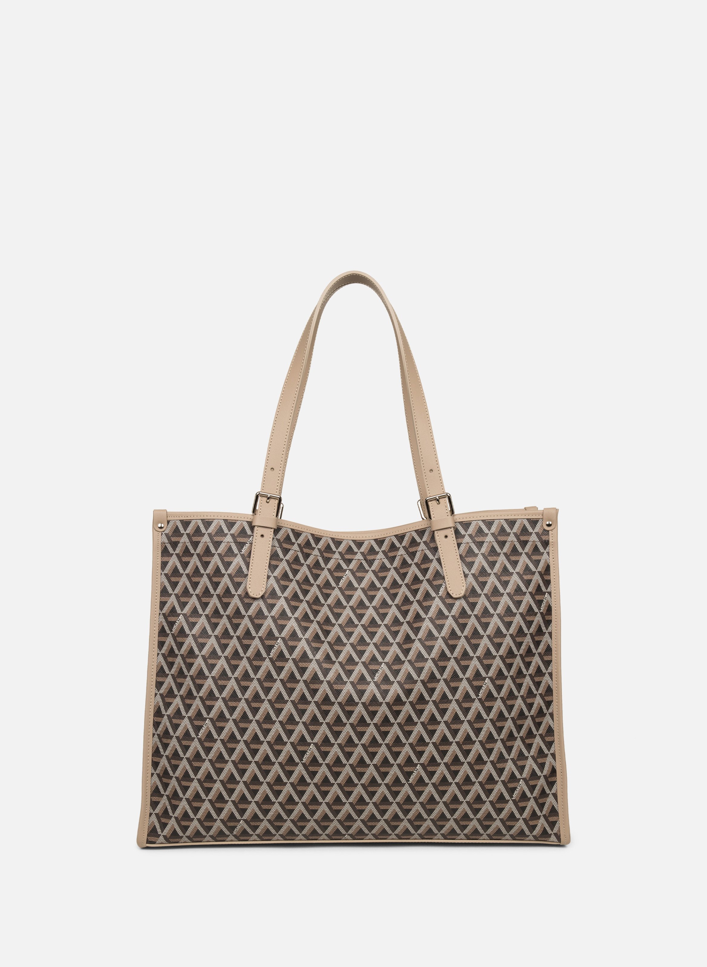 LANCASTER Large tote bag - Ikon Brown