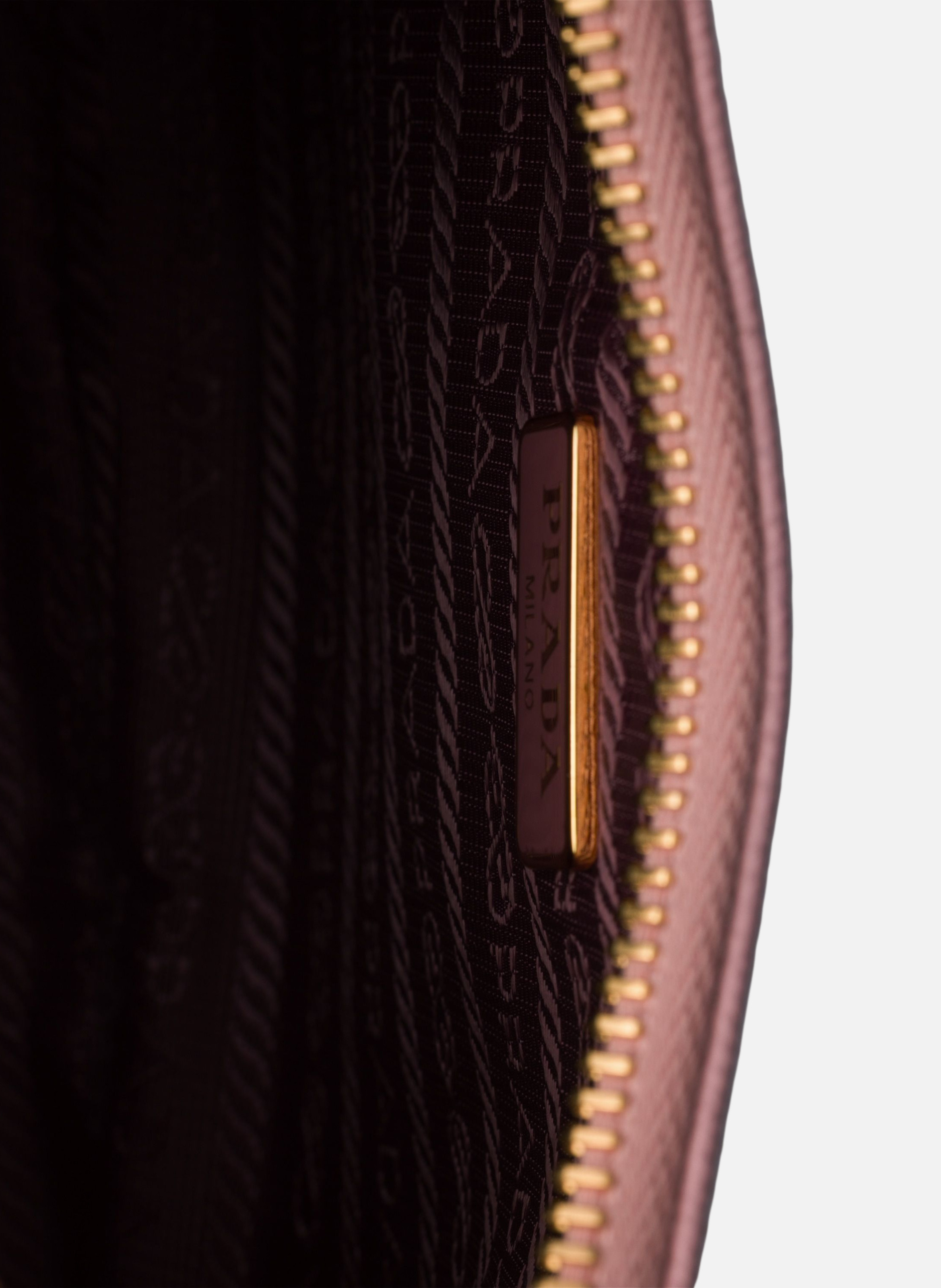 Mini sac prada re-edition en cuir saffiano PRADA Rose