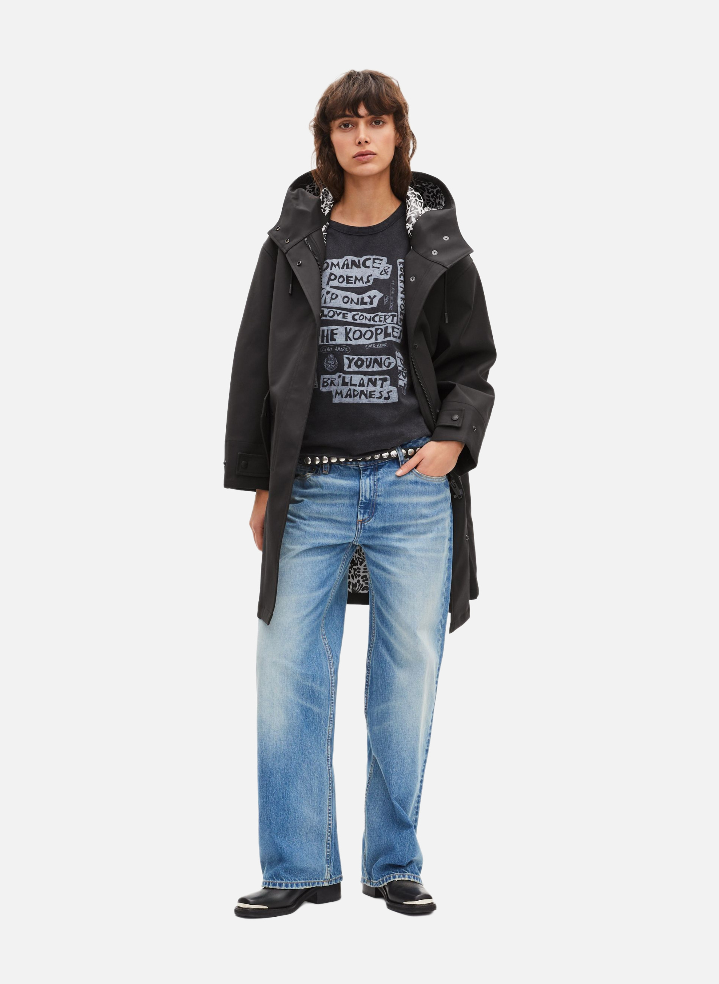 Parka longue à capuche THE KOOPLES Noir