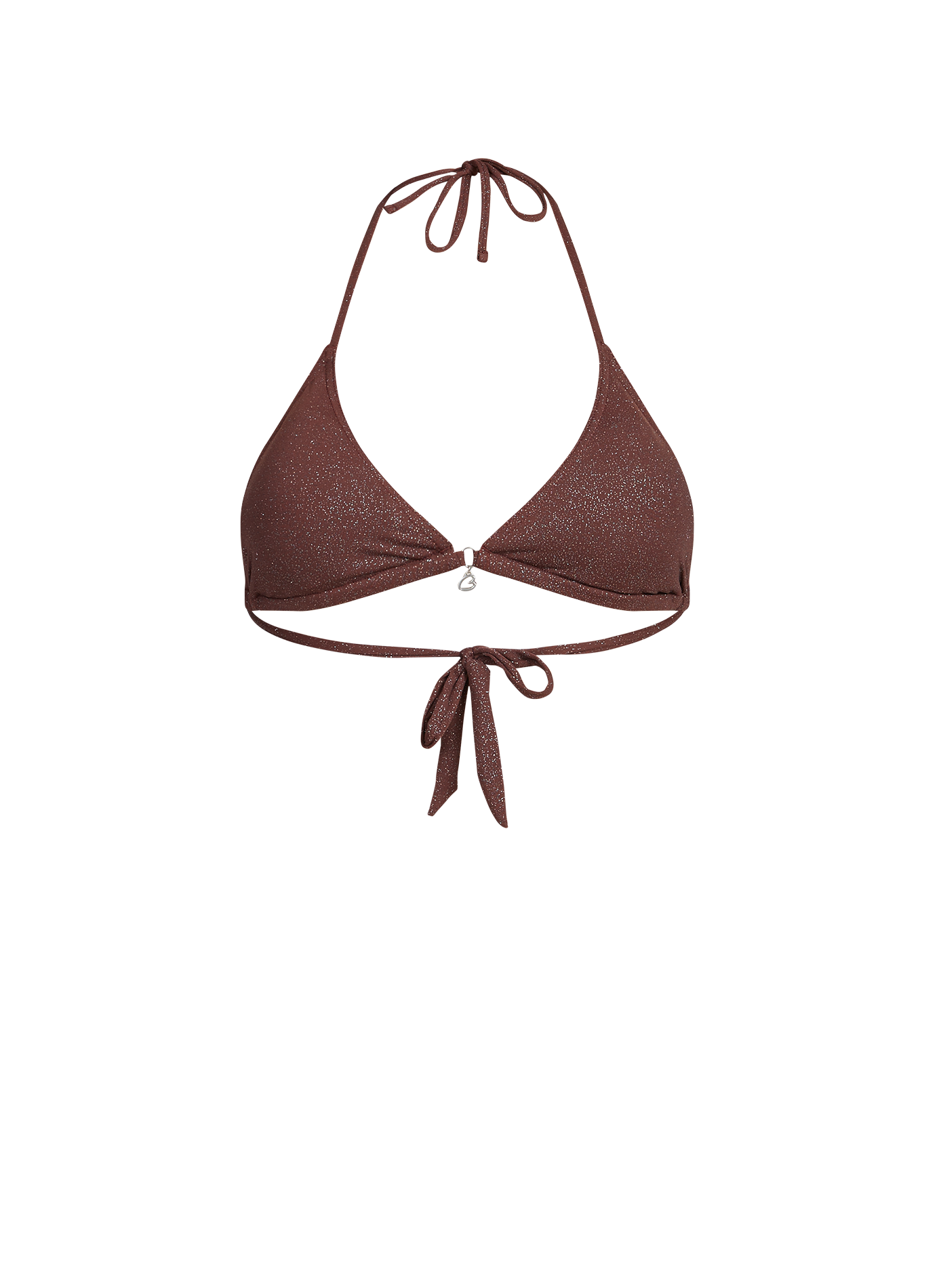 Haut de maillot brillant Crico Sparklesun BANANA MOON Marron