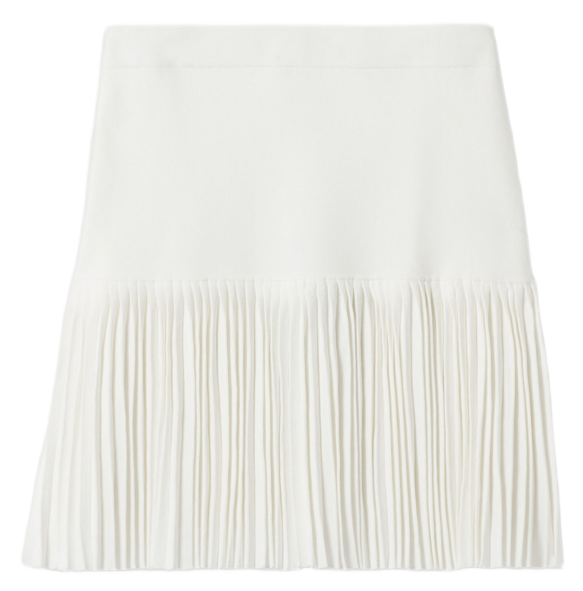 Jupe courte à franges CLAUDIE PIERLOT Beige