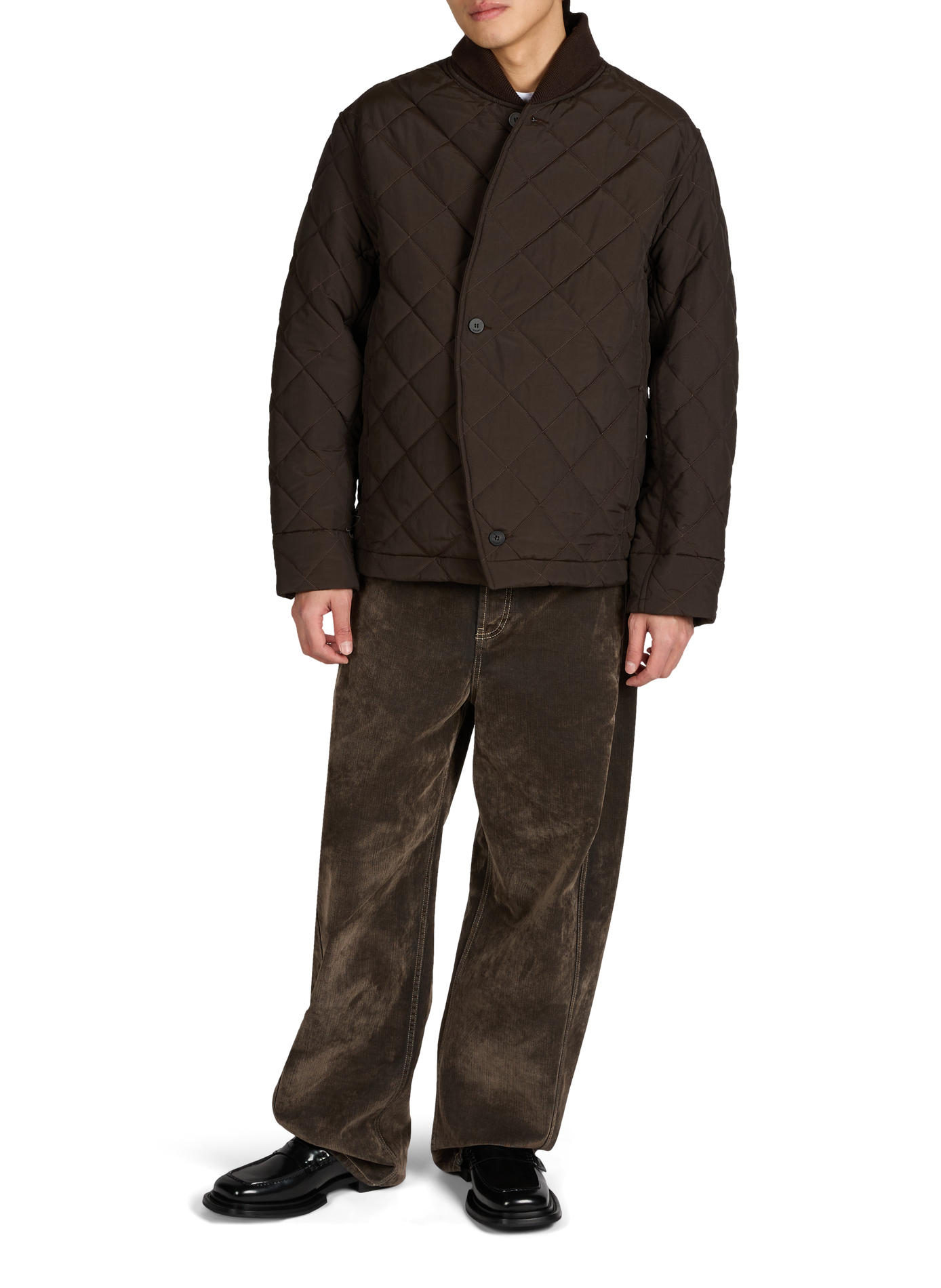 Bastide Quilted Straight Jacket JACQUEMUS Brown
