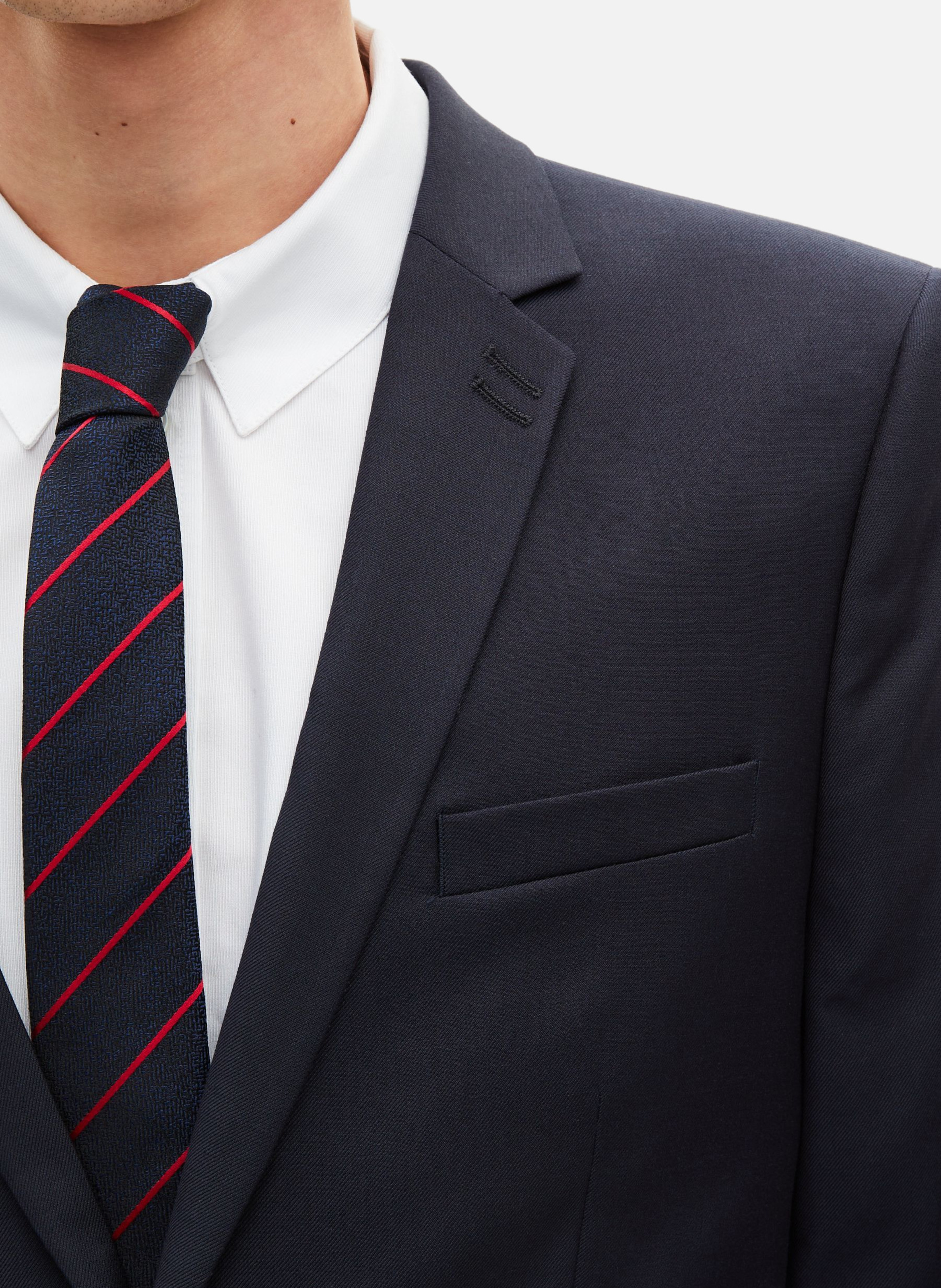 Pantalon de costume super 100's en laine THE KOOPLES Bleu