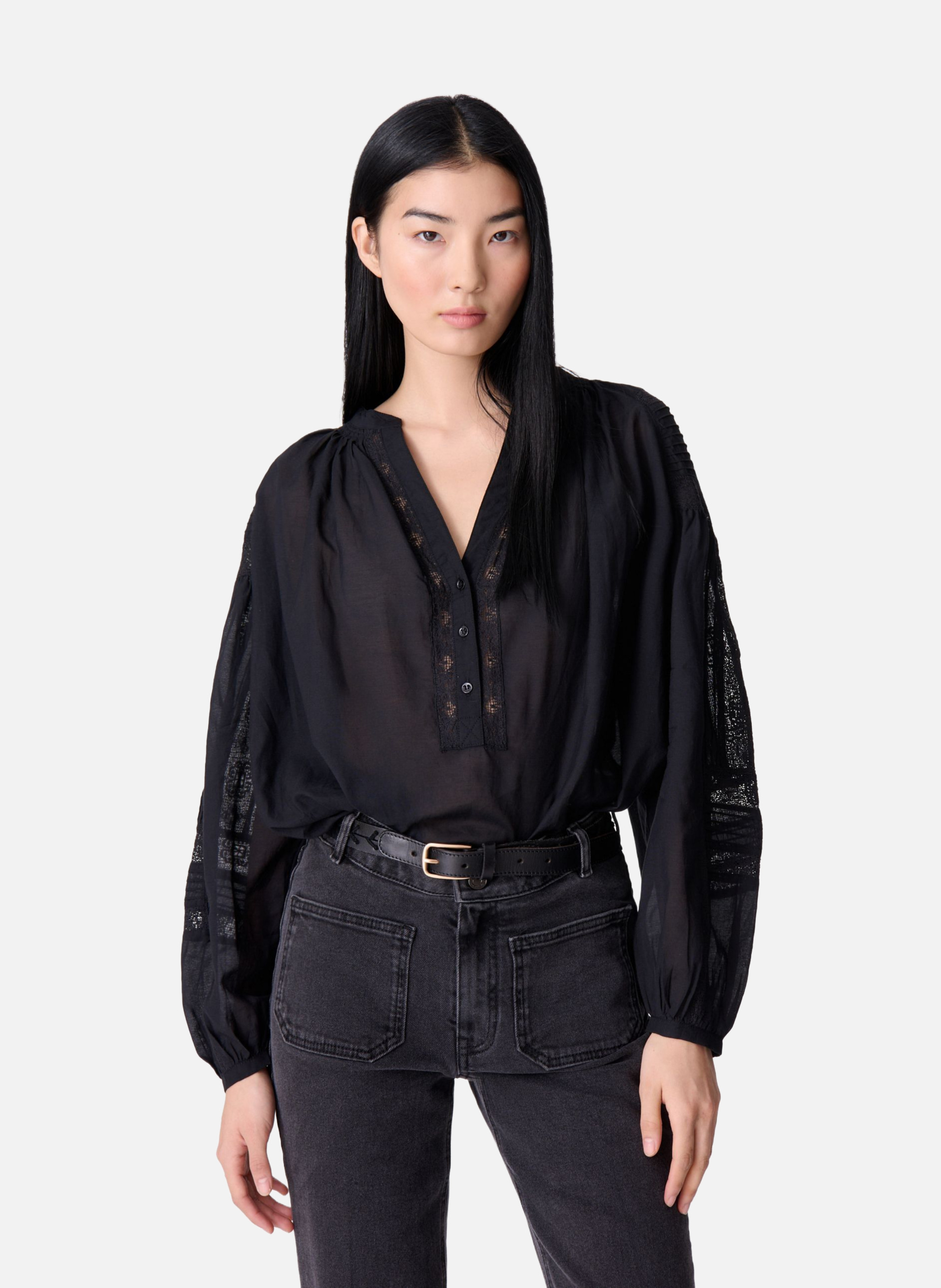 Blouse Nipoa VANESSA BRUNO Noir