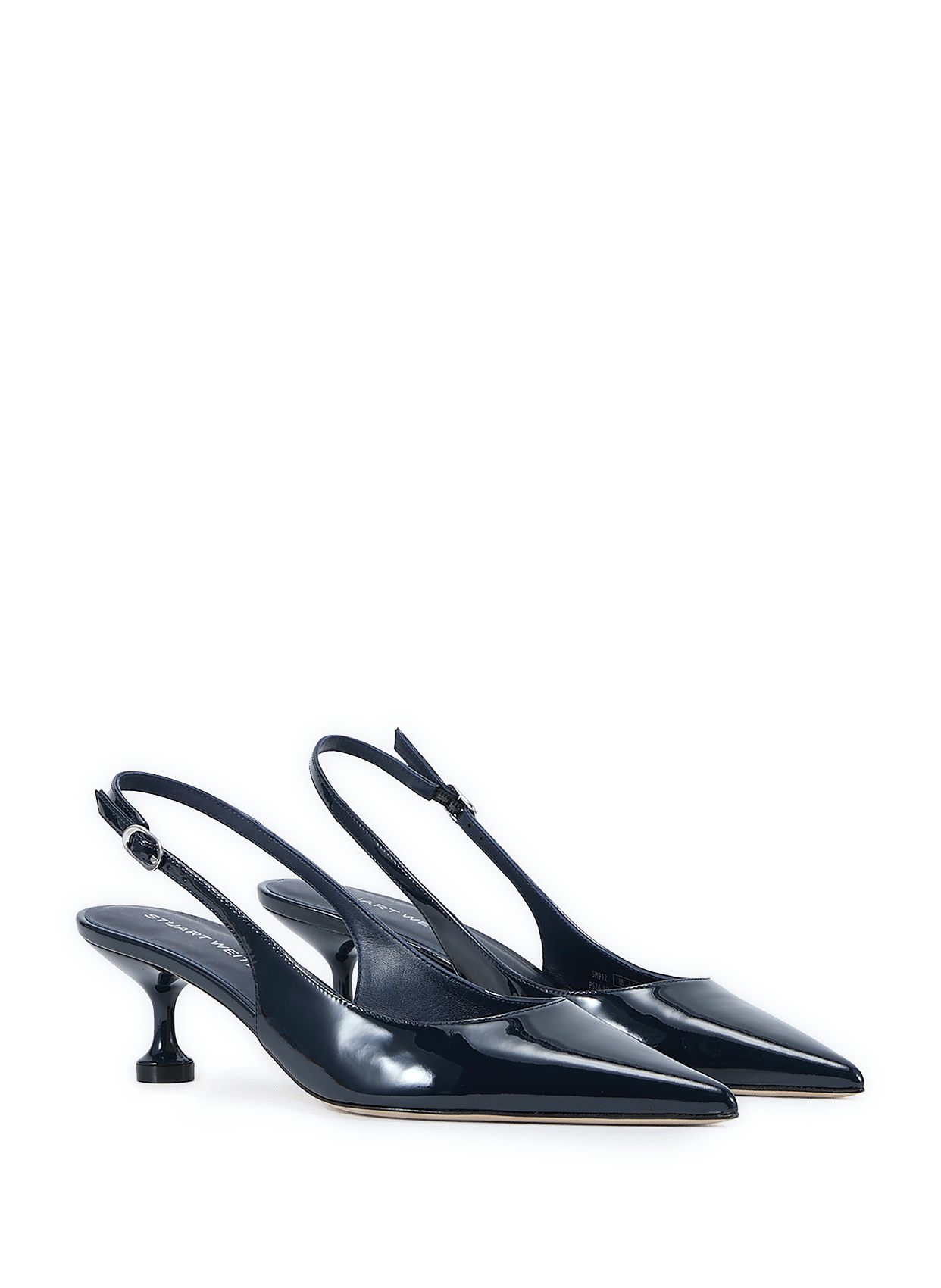 Stuartini 50 patent leather slingback STUART WEITZMAN Blue