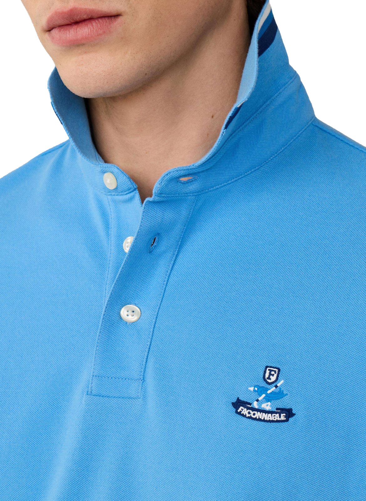  Cotton polo shirt  FACONNABLE Blue