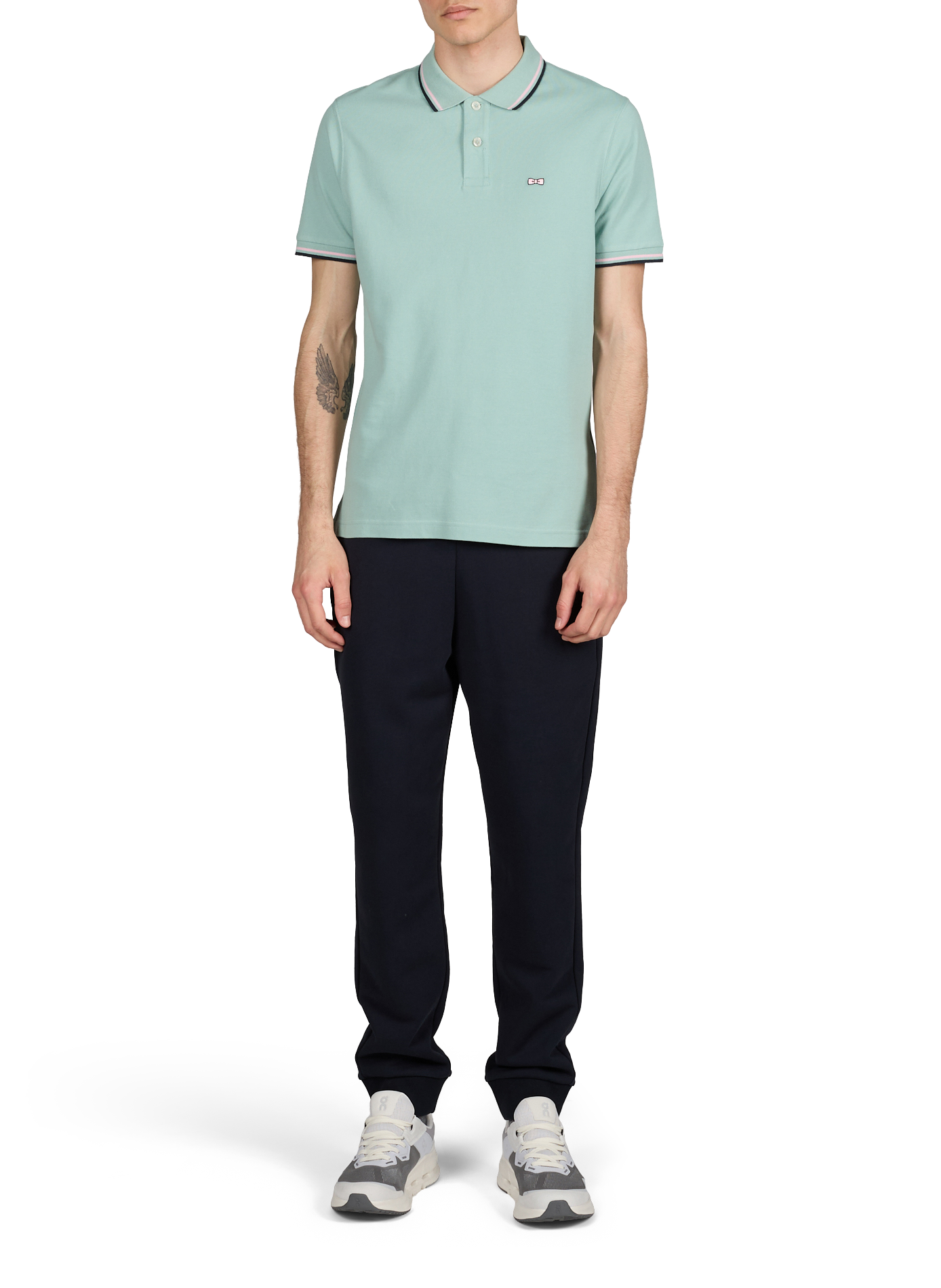 Pantalon de survêtement en coton EDEN PARK Bleu