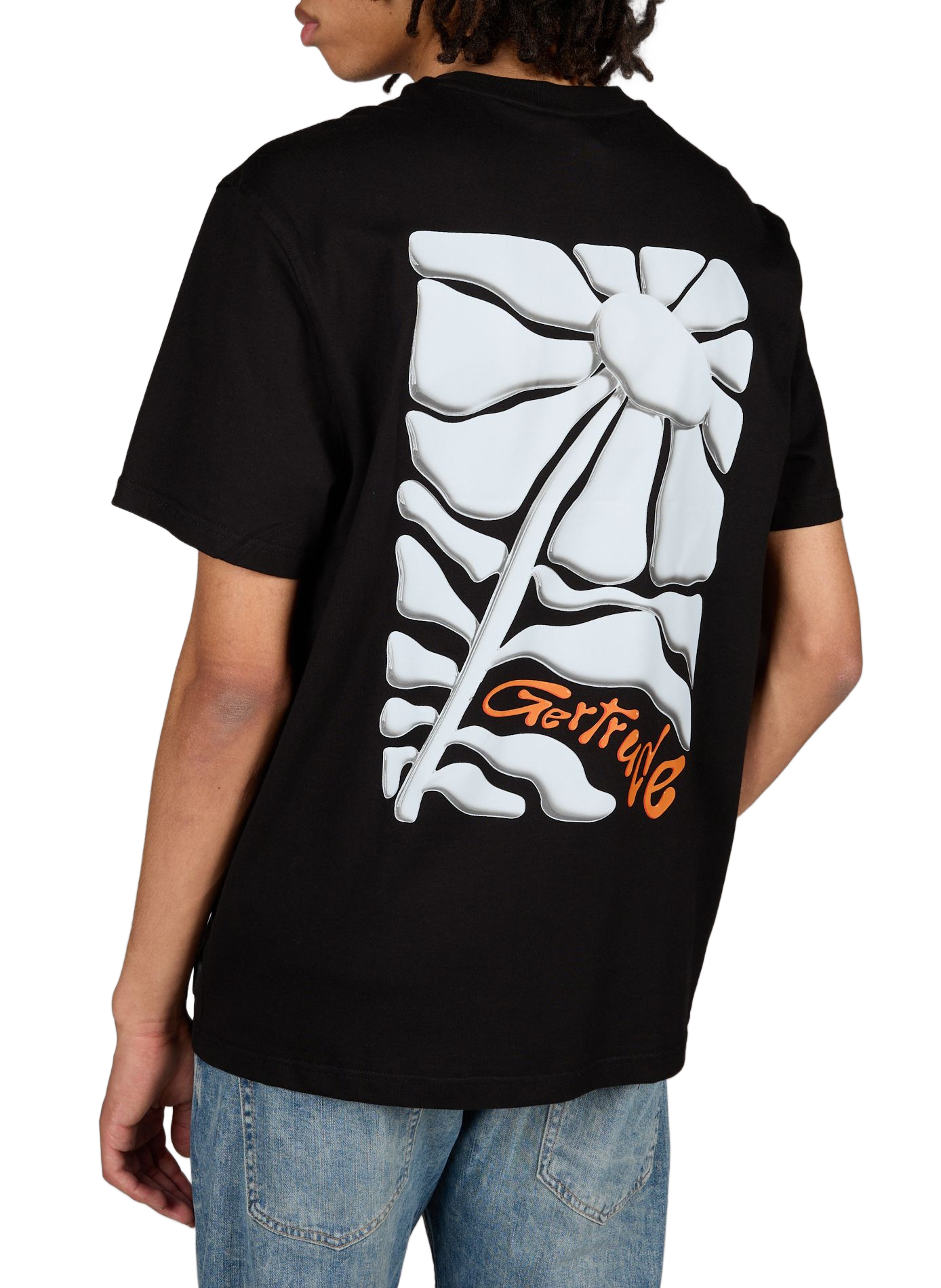 Printed cotton T-shirt GERTRUDE ET GASTON Black