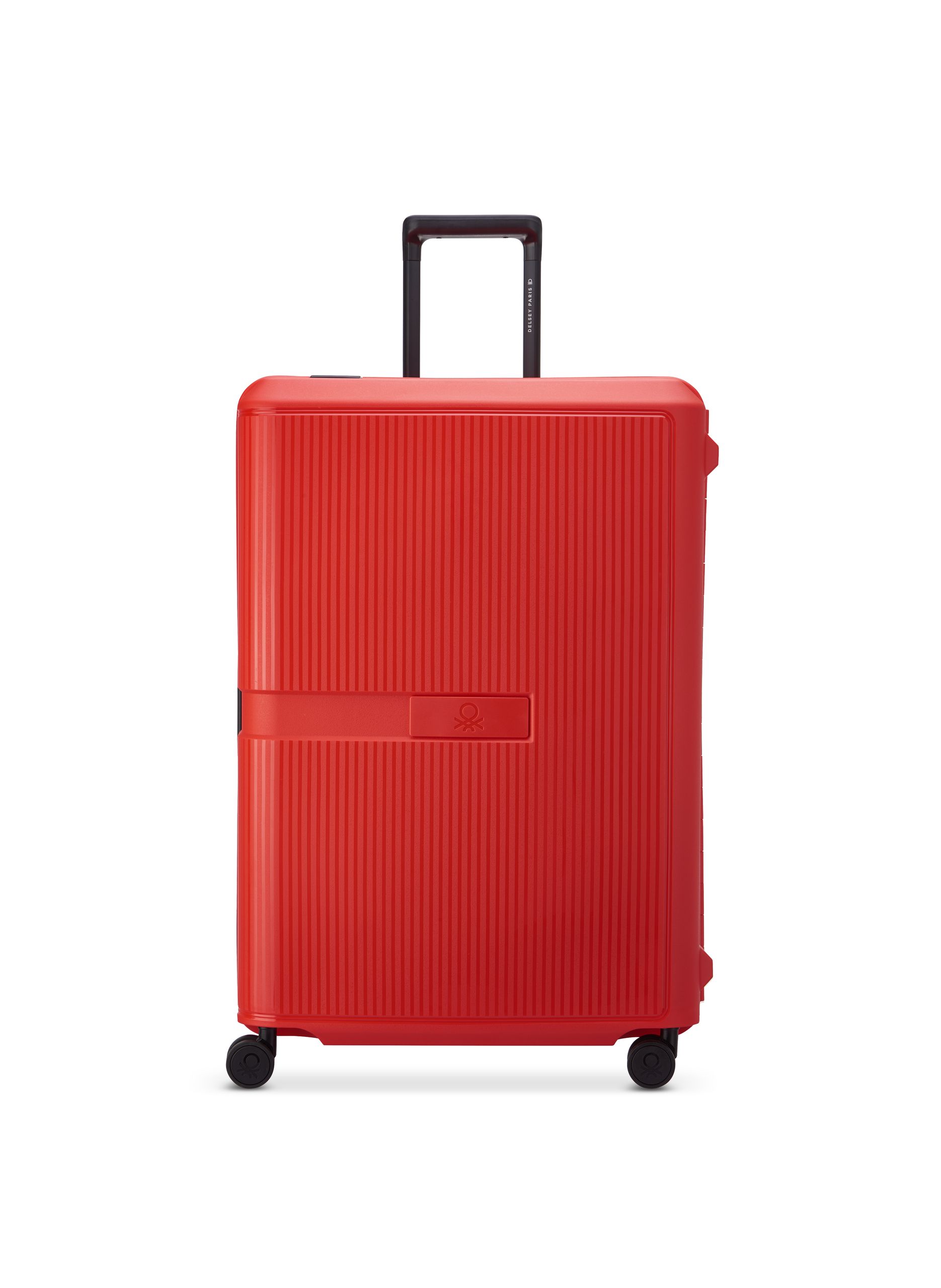 Valise soute rigide taille xl - color block hardside DELSEY PARIS Rouge