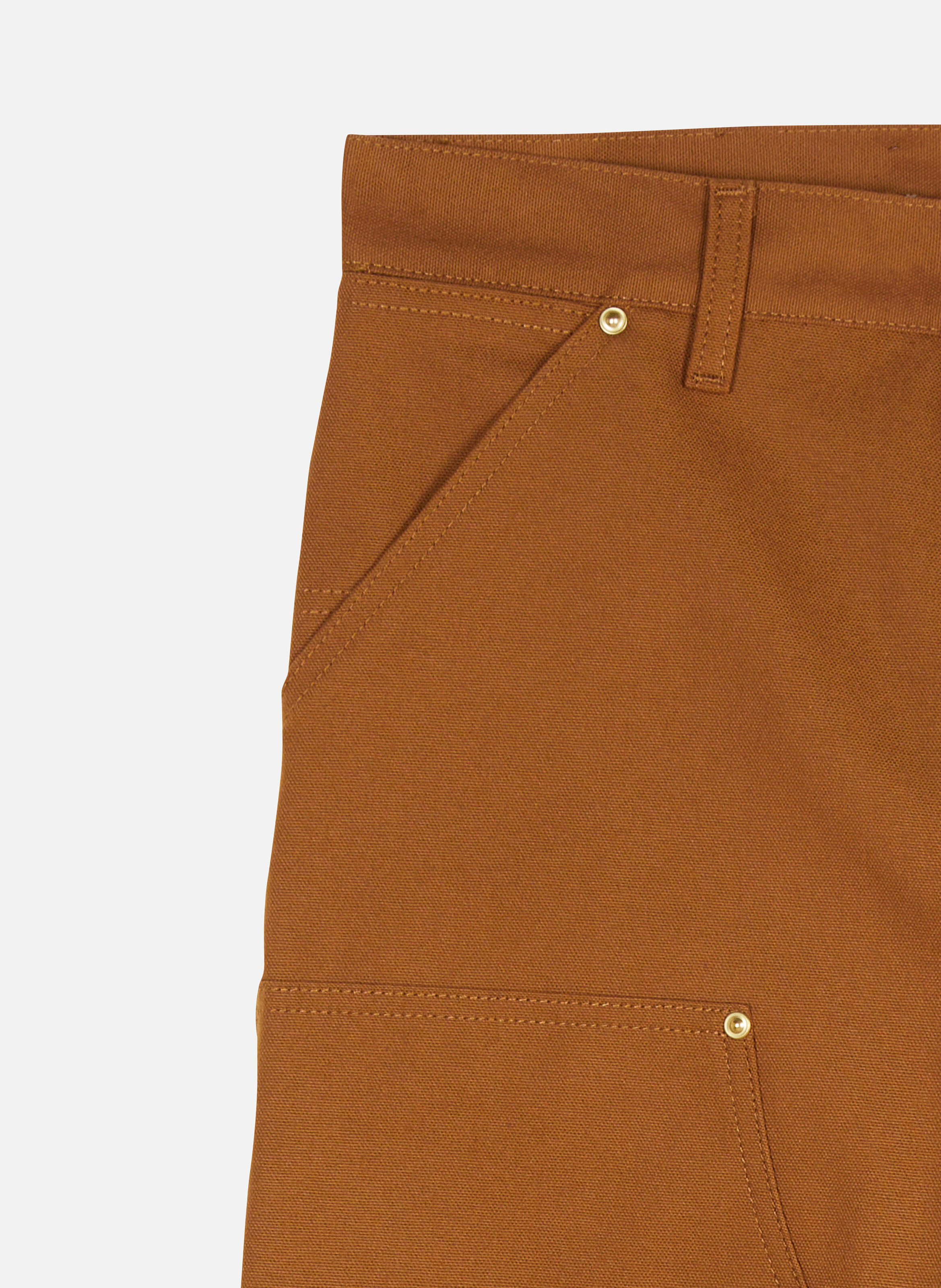 Pantalon double knee pant | Marron CARHARTT WIP Homme