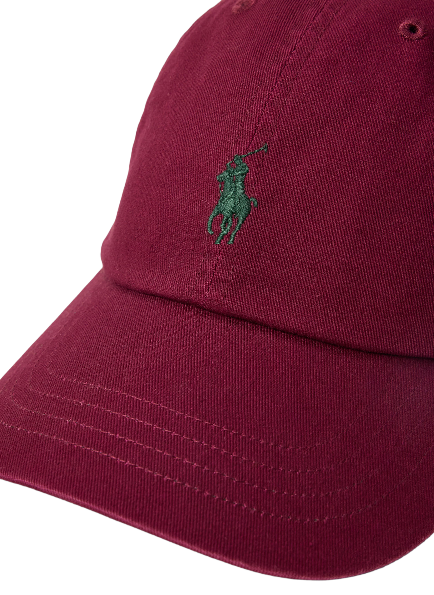 Casquette à logo en coton POLO RALPH LAUREN Rouge