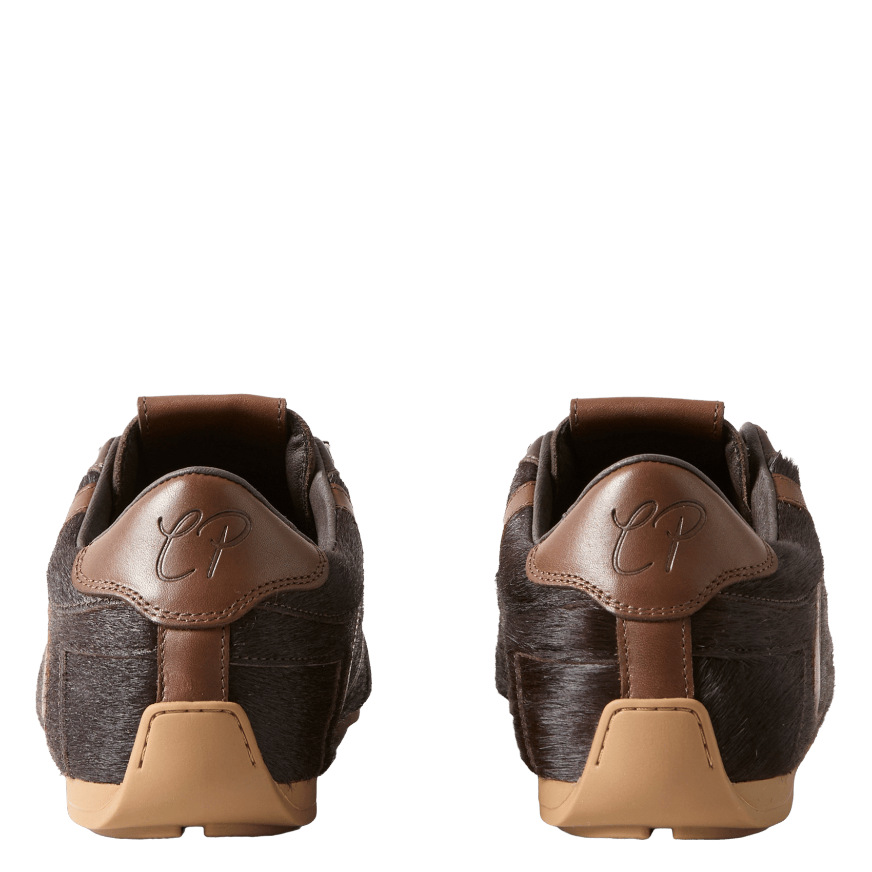 Baskets basses en cuir CLAUDIE PIERLOT Marron