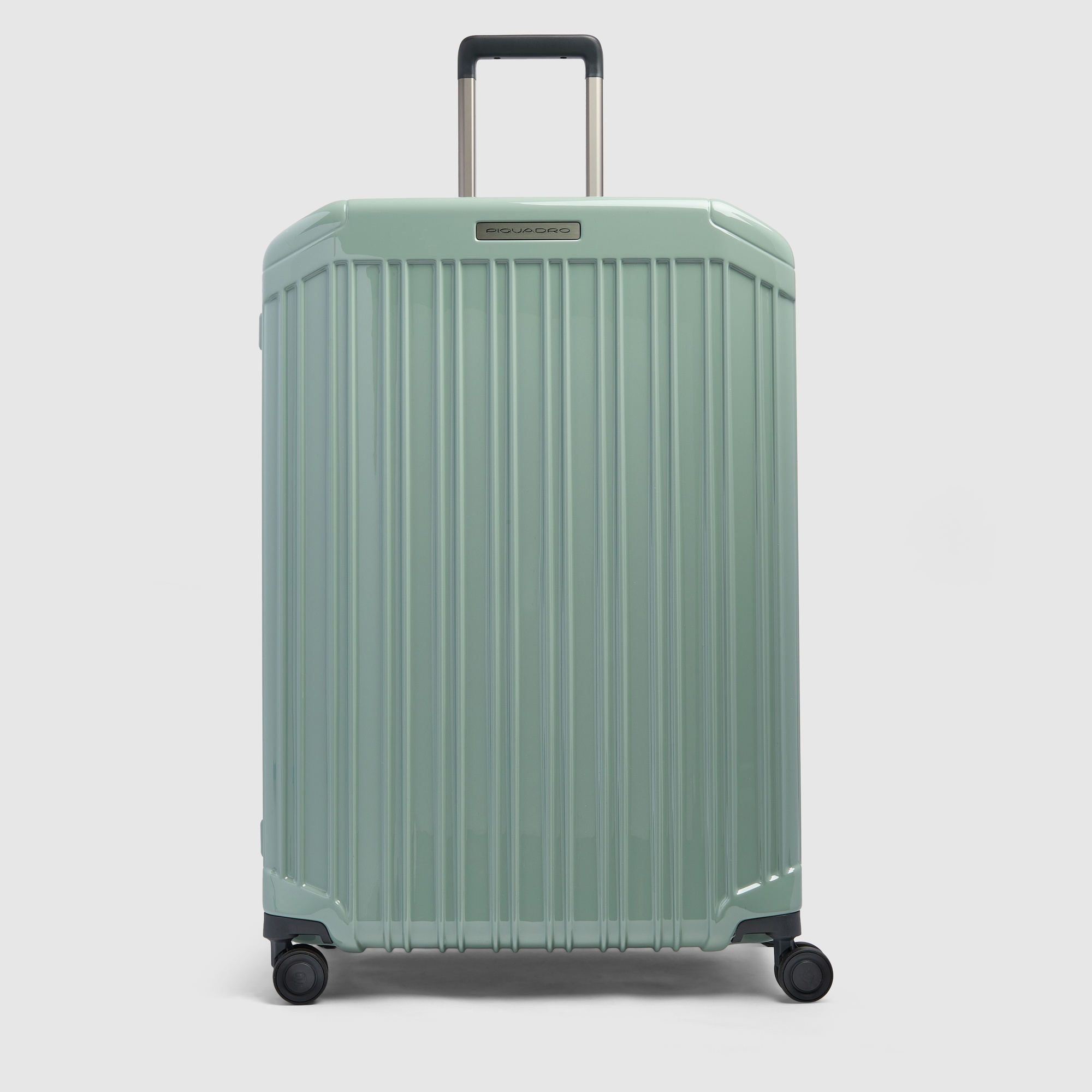 Uitbreidbare koffer met 4 wielen voor ruimbagage PIQUADRO Groen