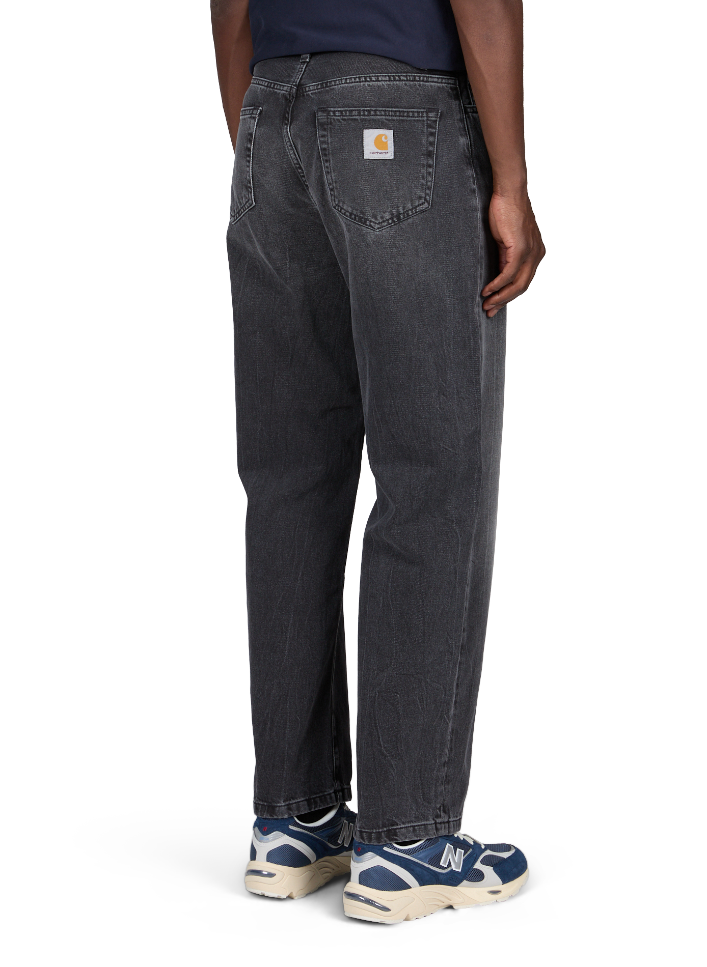 Jean large à cinq poches en coton CARHARTT WIP Noir
