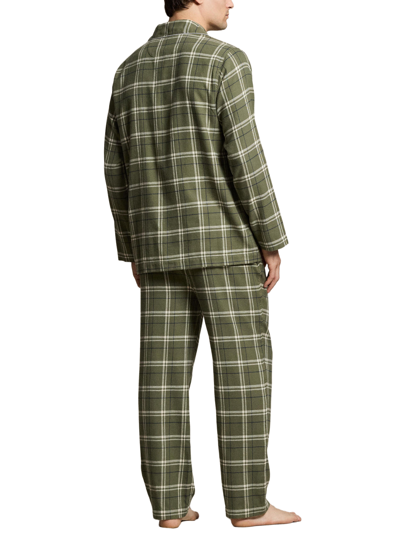Ensemble de pyjama à carreaux en coton POLO RALPH LAUREN Vert