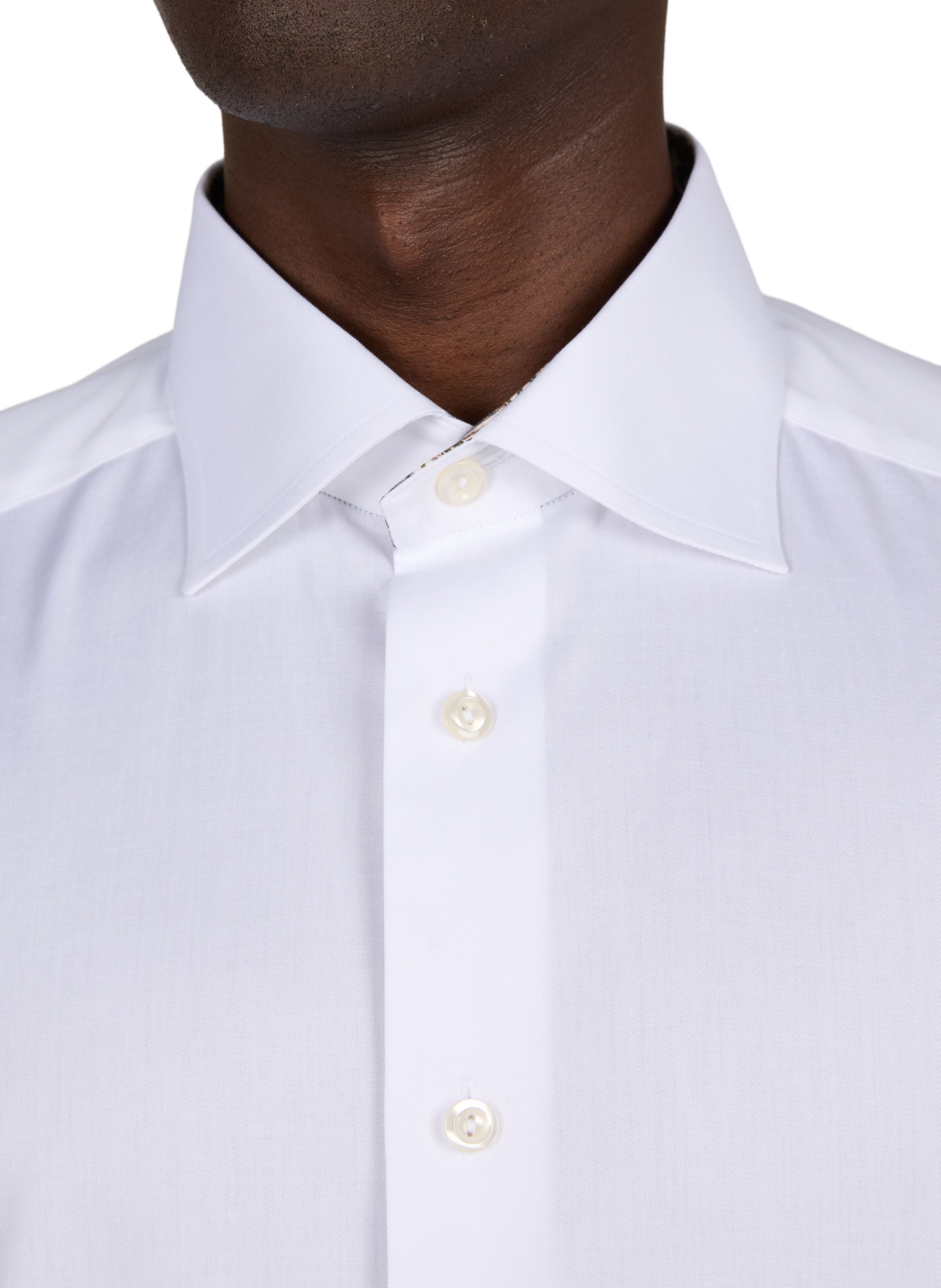 Straight classic collar shirt in cotton ETON White