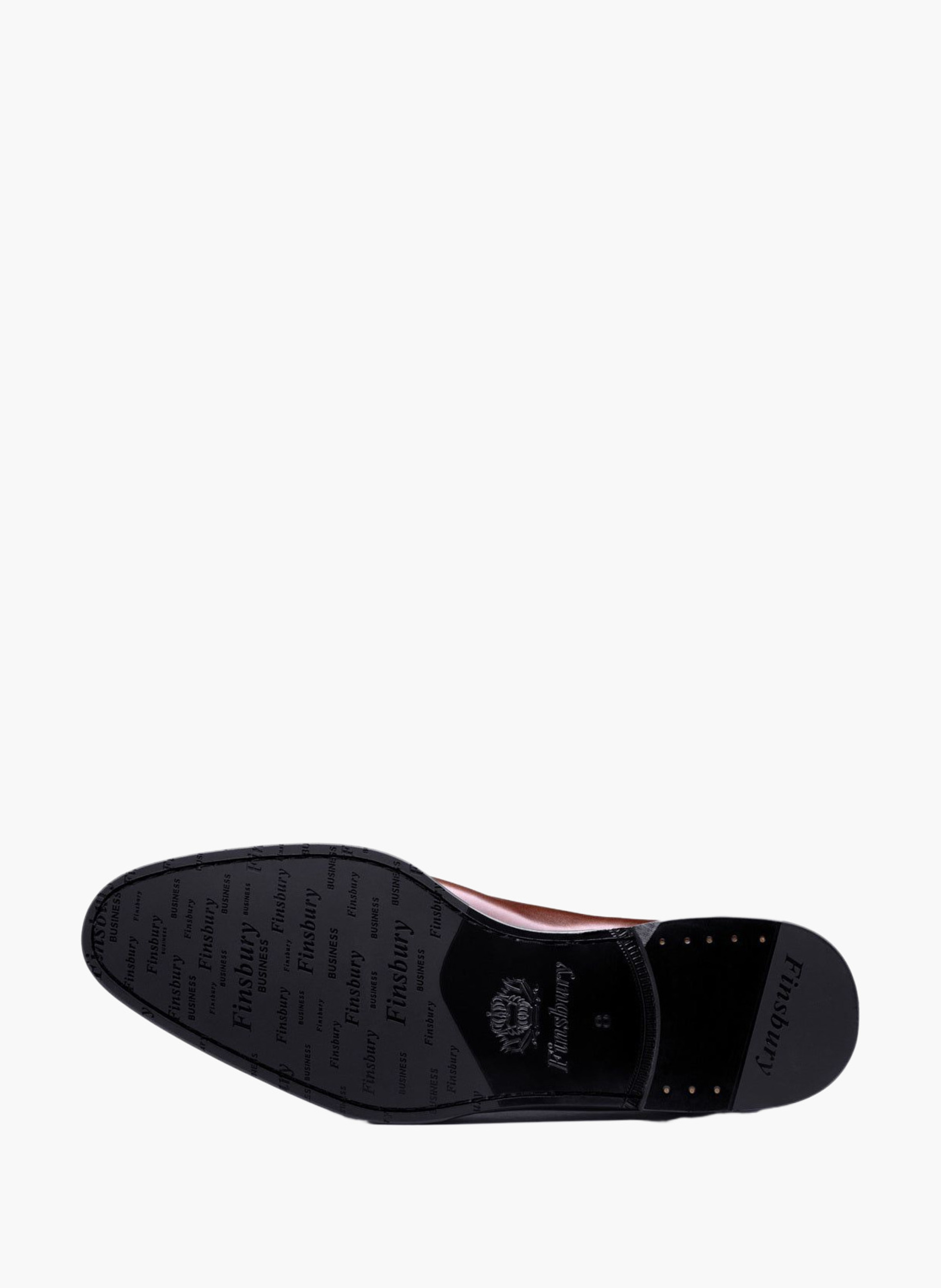 Derby cuir newark FINSBURY Marron