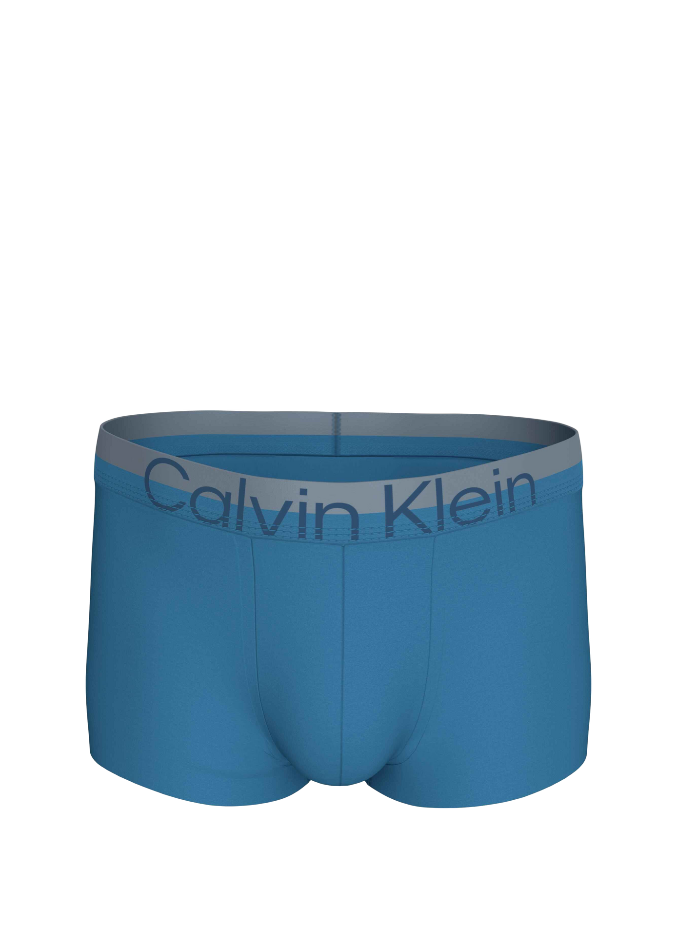 Solid microfibre boxer briefs CALVIN KLEIN Blue