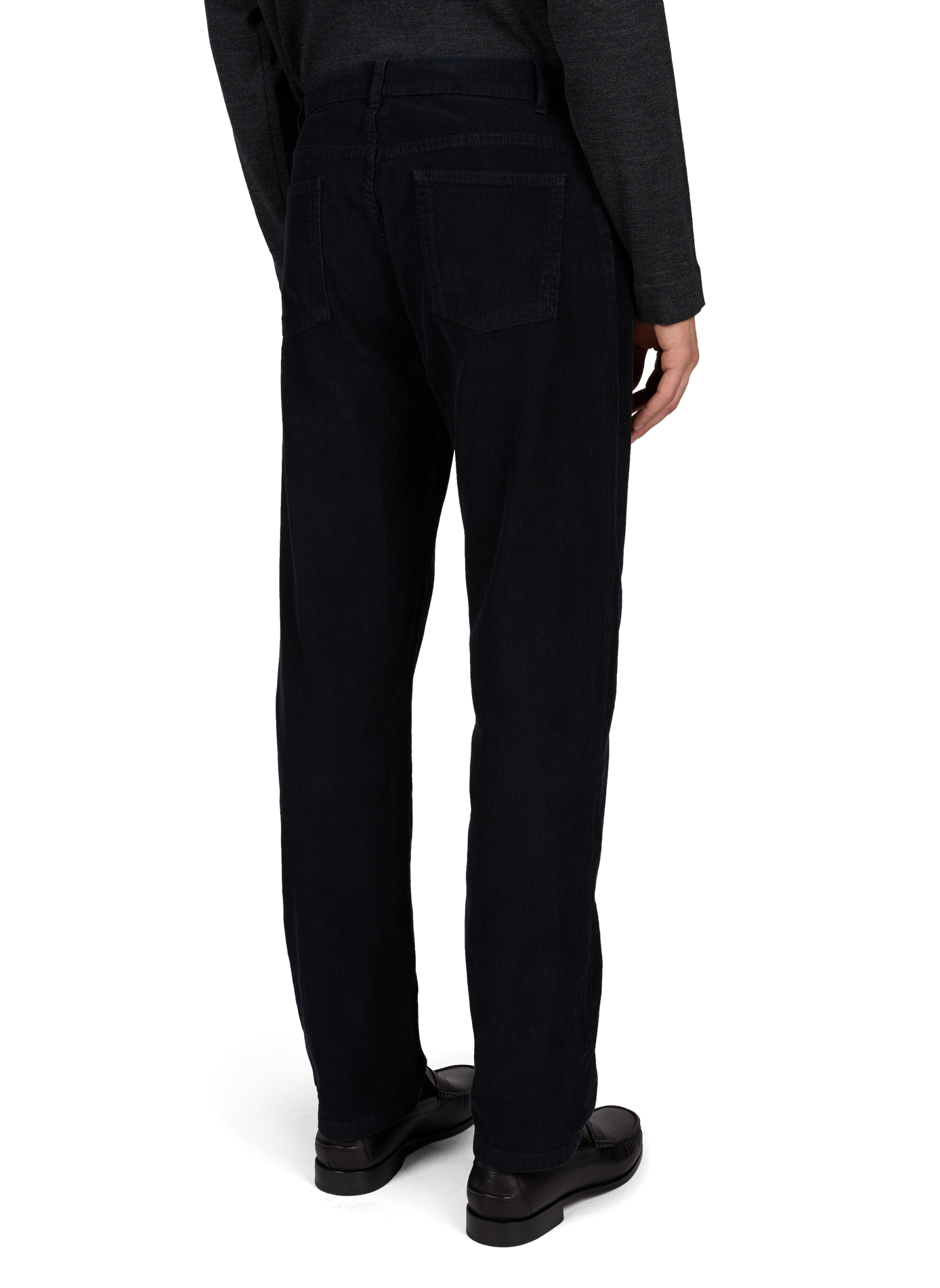 Straight corduroy trousers | Blue LAFAURIE Men
