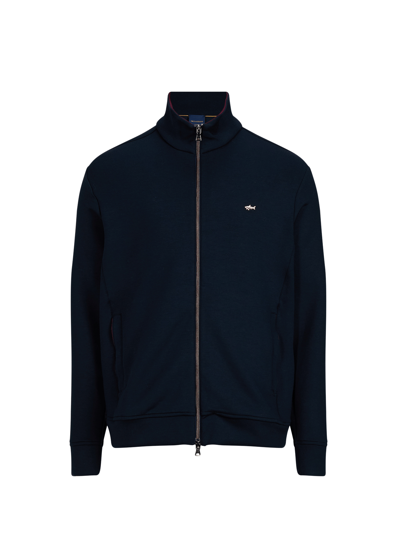 Vest met opstaande kraag en rits in effen kleur PAUL & SHARK Veelkleurig