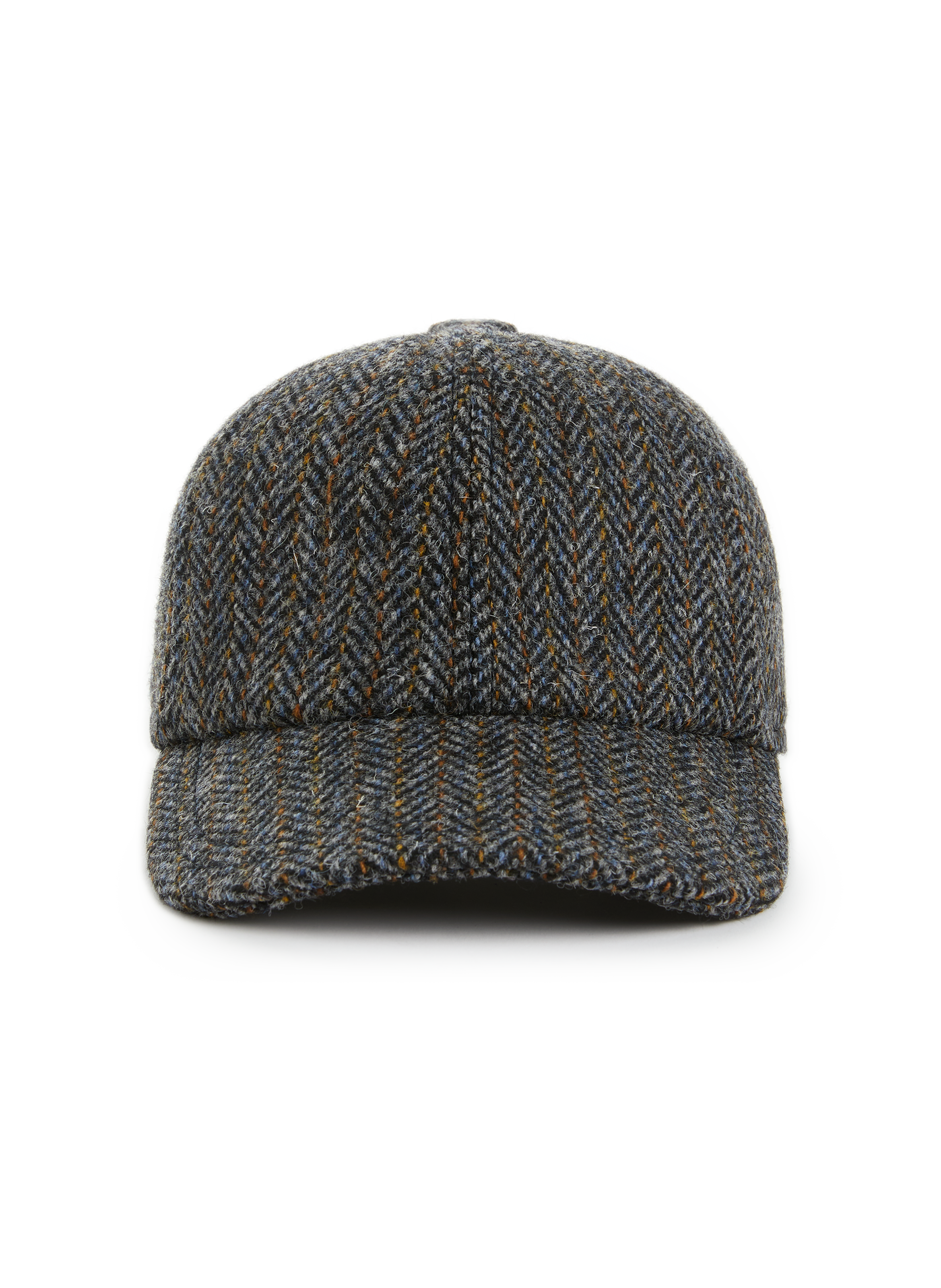 SAISON 1865 Casquette à imprimé chevrons en laine Multicolore