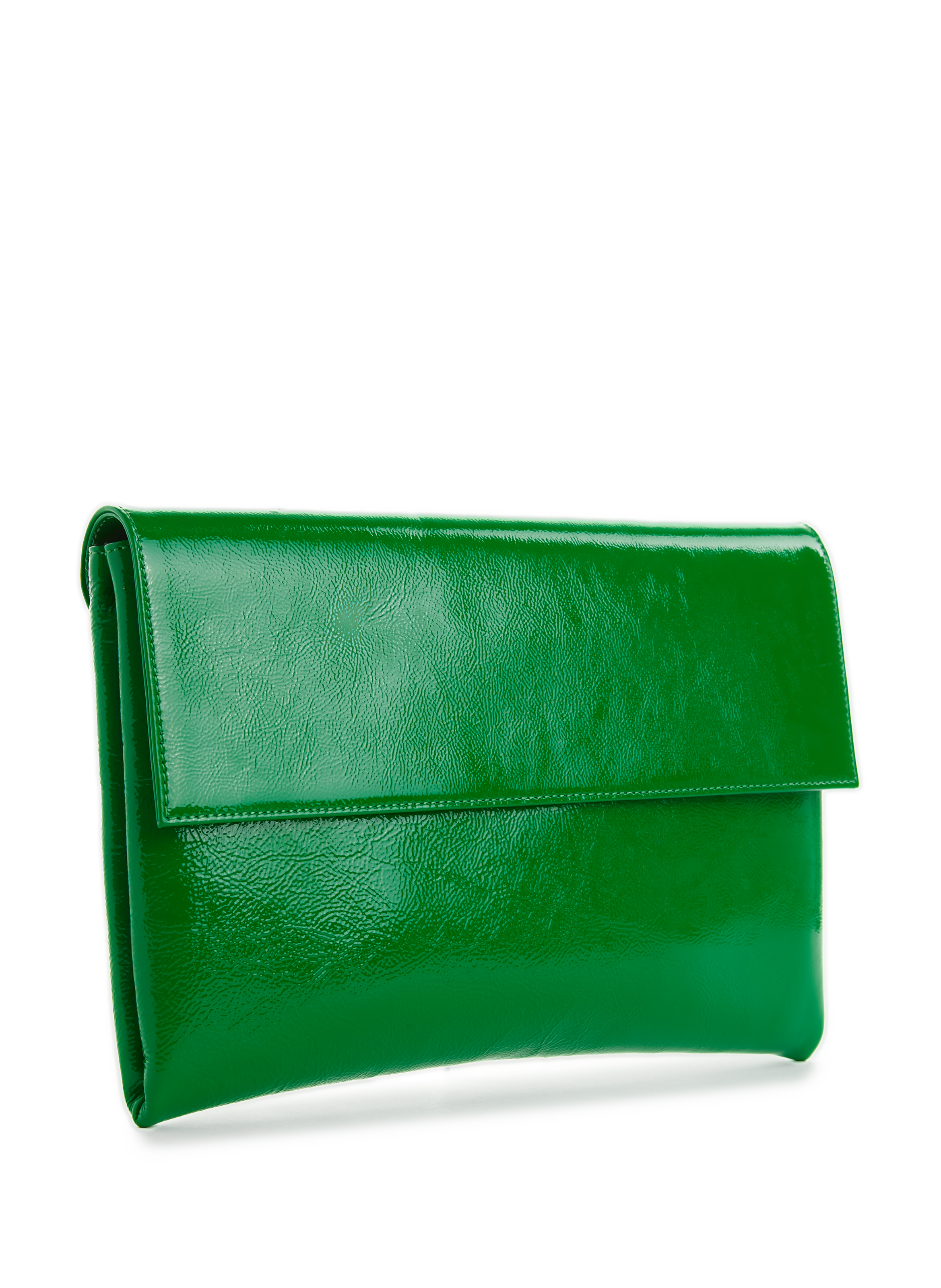 Patent leather clutch SAISON 1865 Green