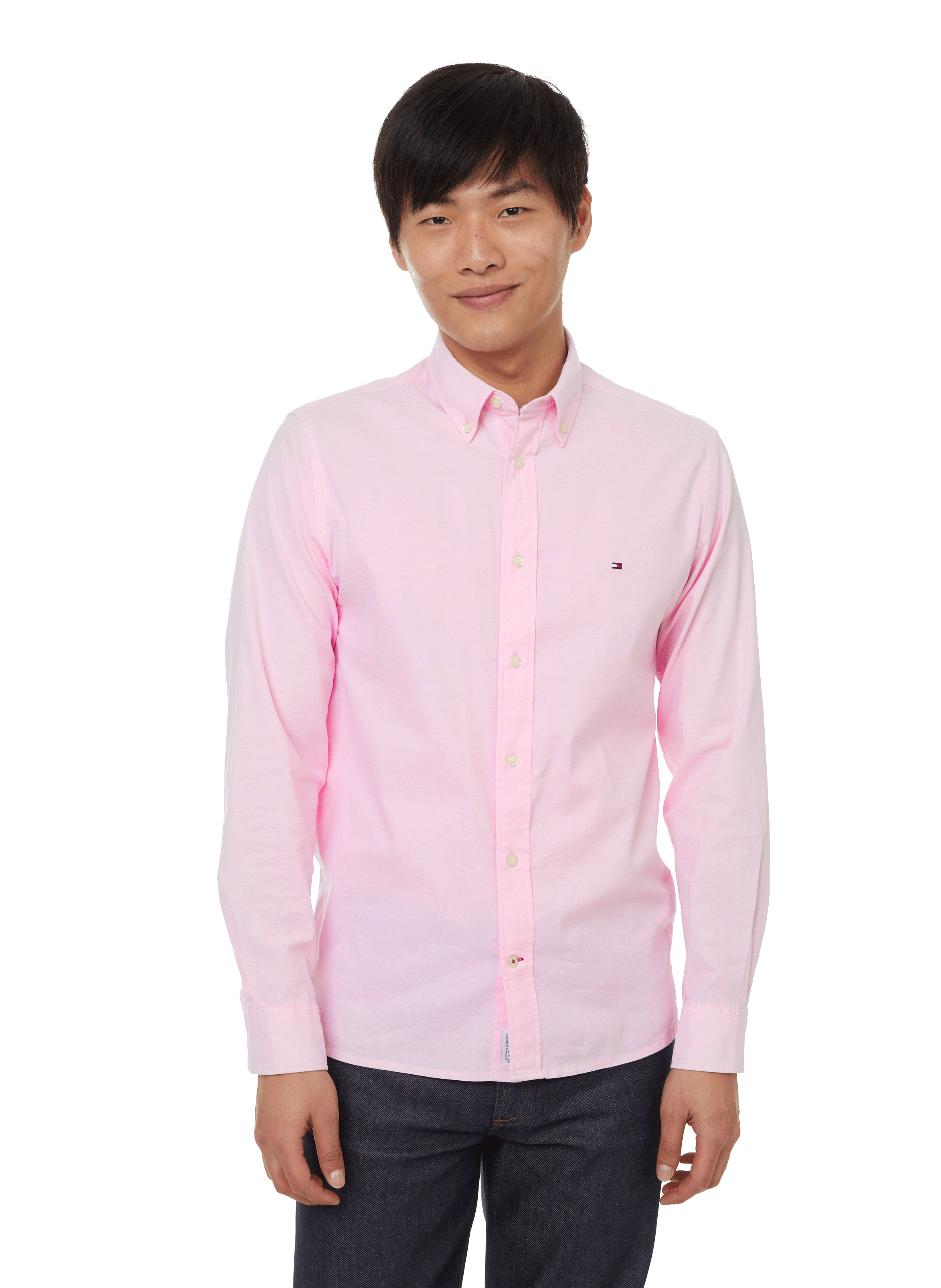 Organic cotton shirt TOMMY HILFIGER Pink