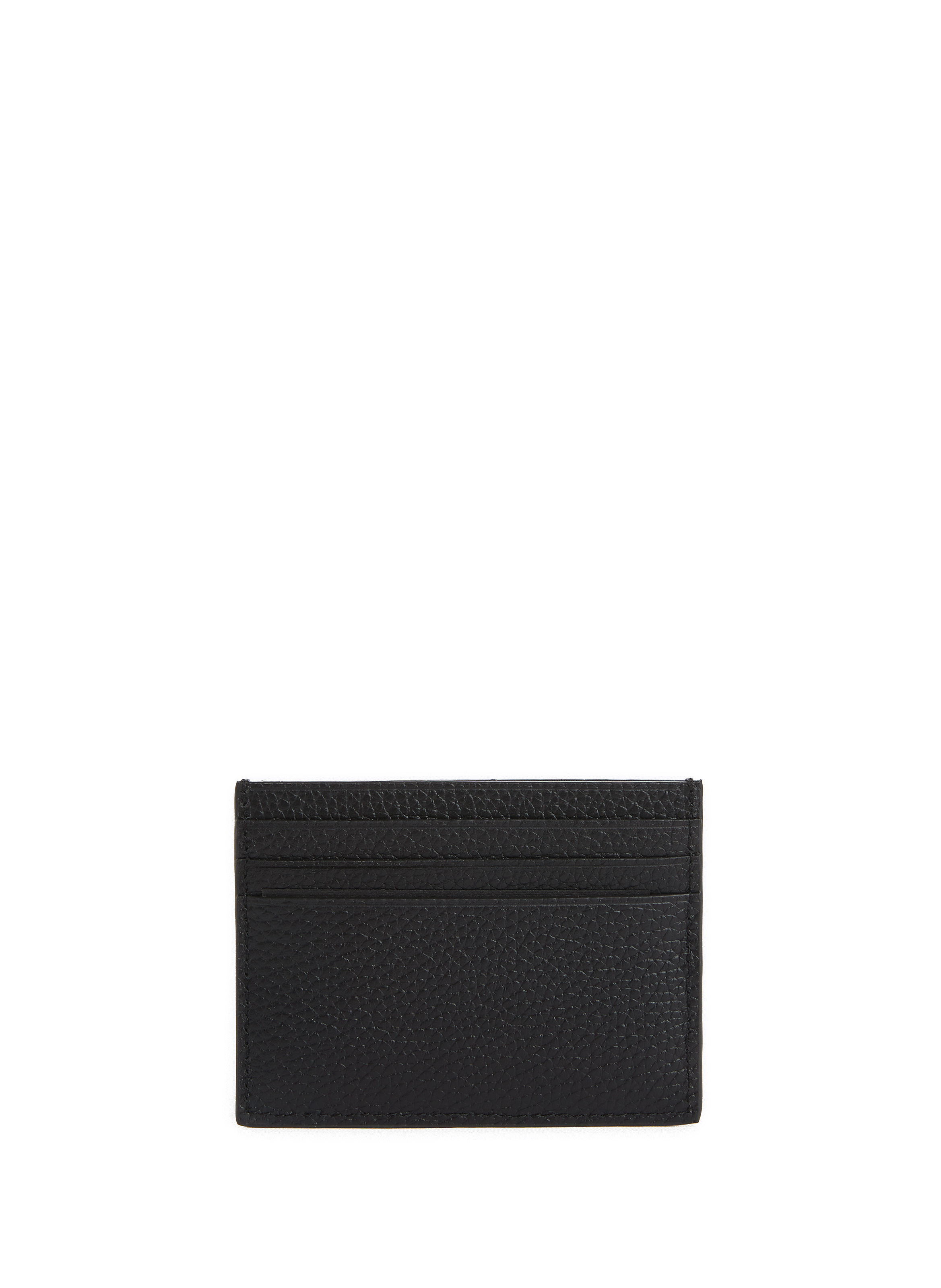 Porte-cartes en cuir CALVIN KLEIN Noir
