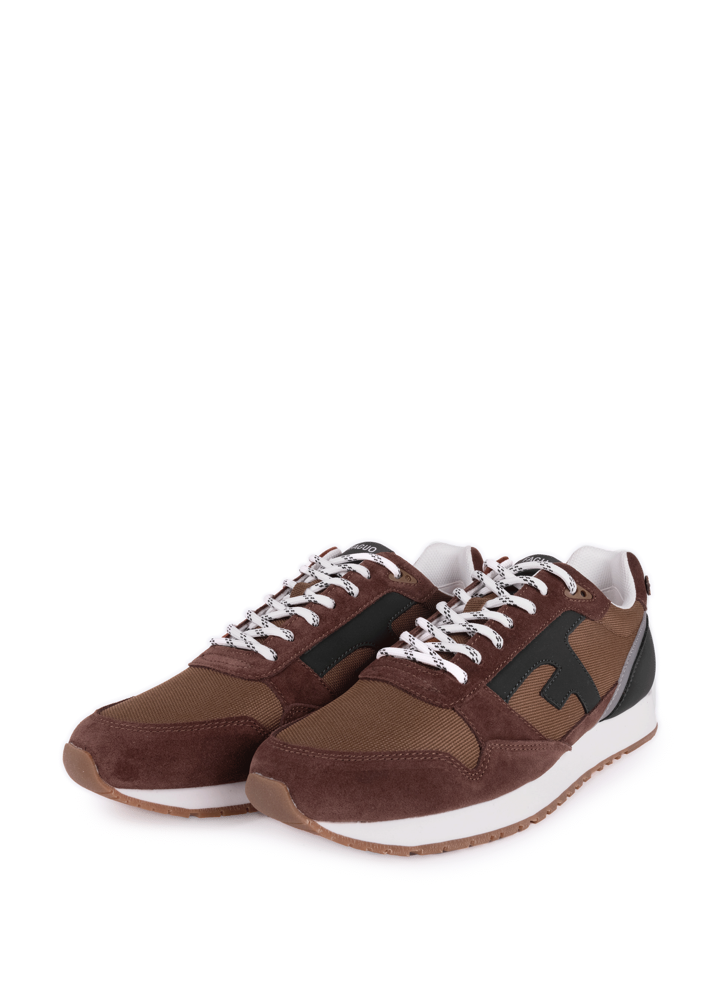 Baskets Elm en suède et tissu