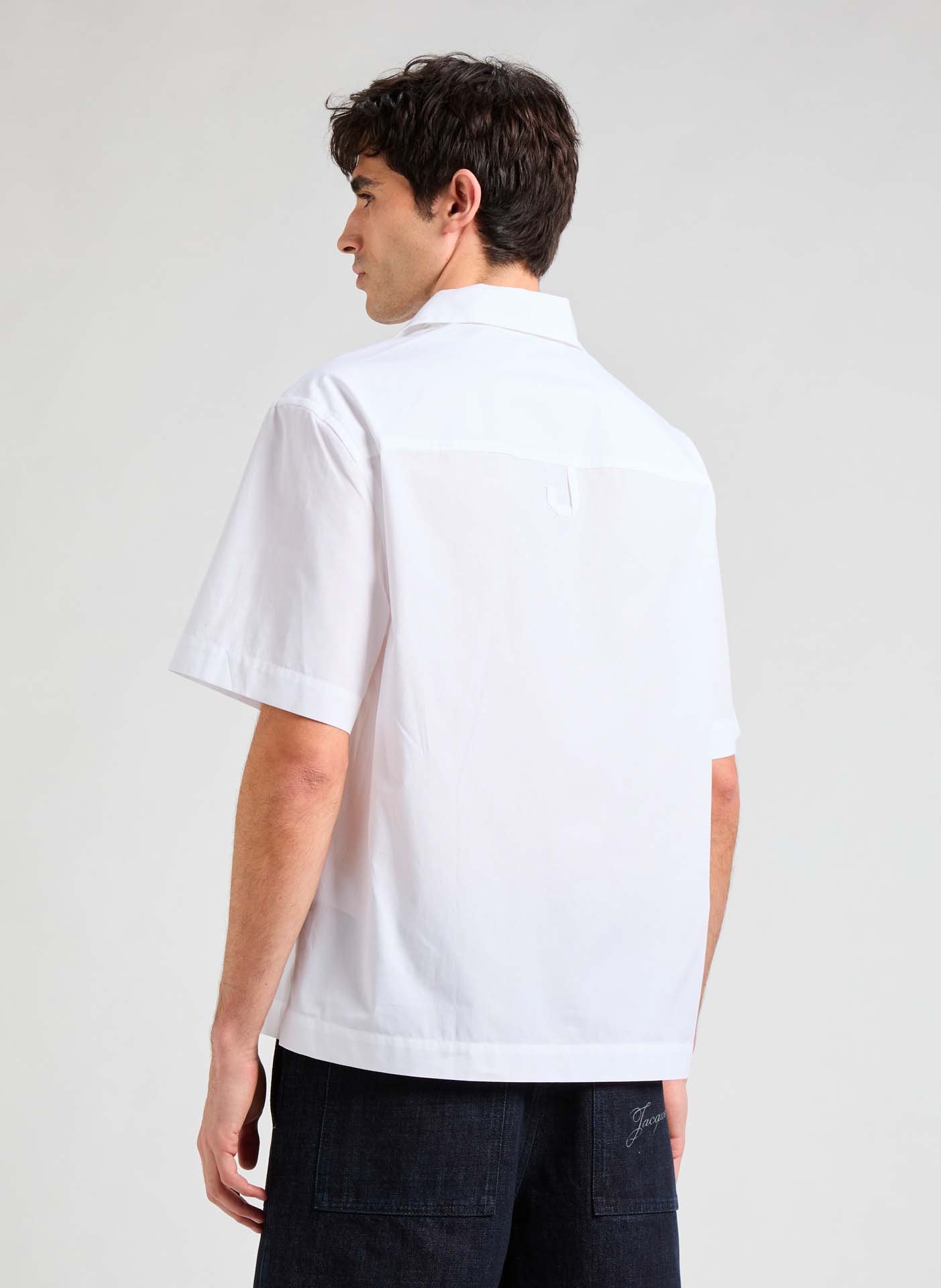 The Jean Sardine Box Shirt JACQUEMUS White