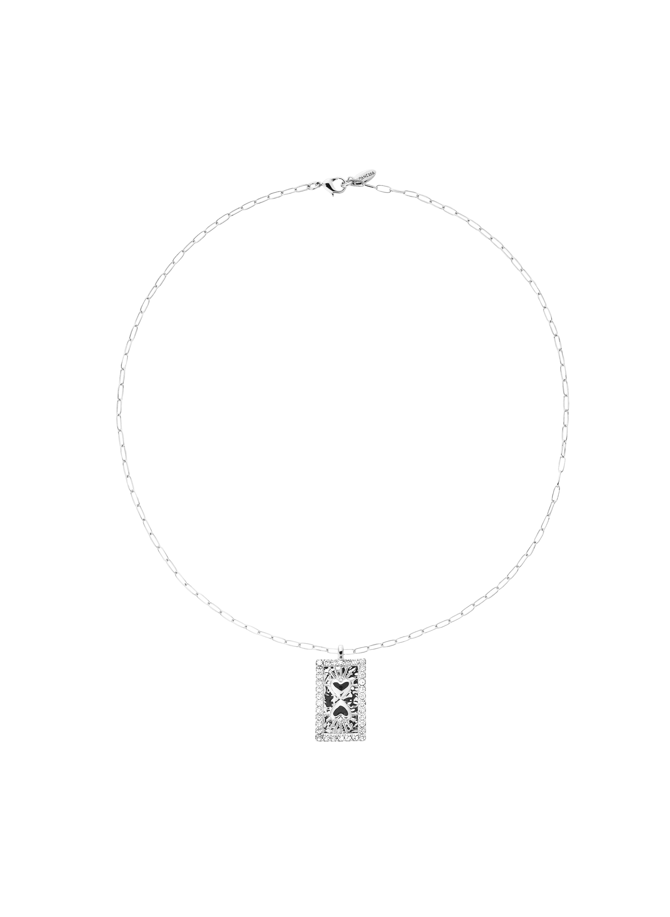 Collier chaîne avec pendentif central messiah HIPANEMA Argent