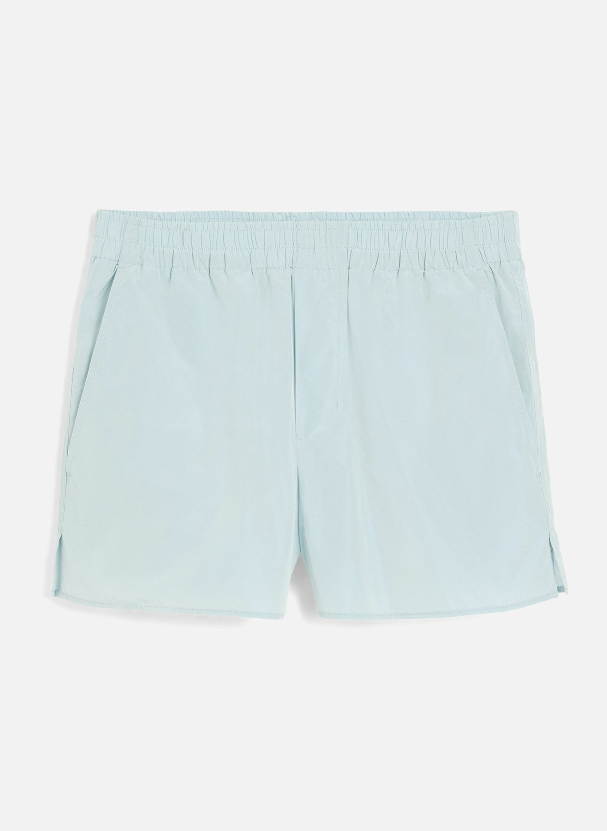 AMI PARIS Short en taffetas unisexe Bleu