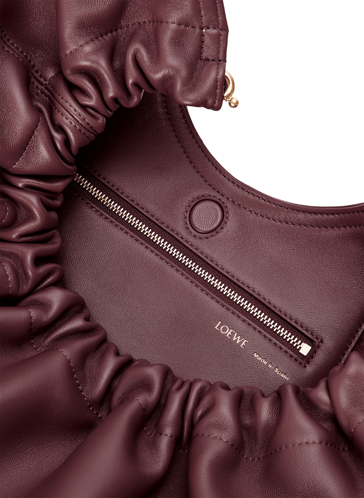 Medium lamb leather Squeeze bag LOEWE Red