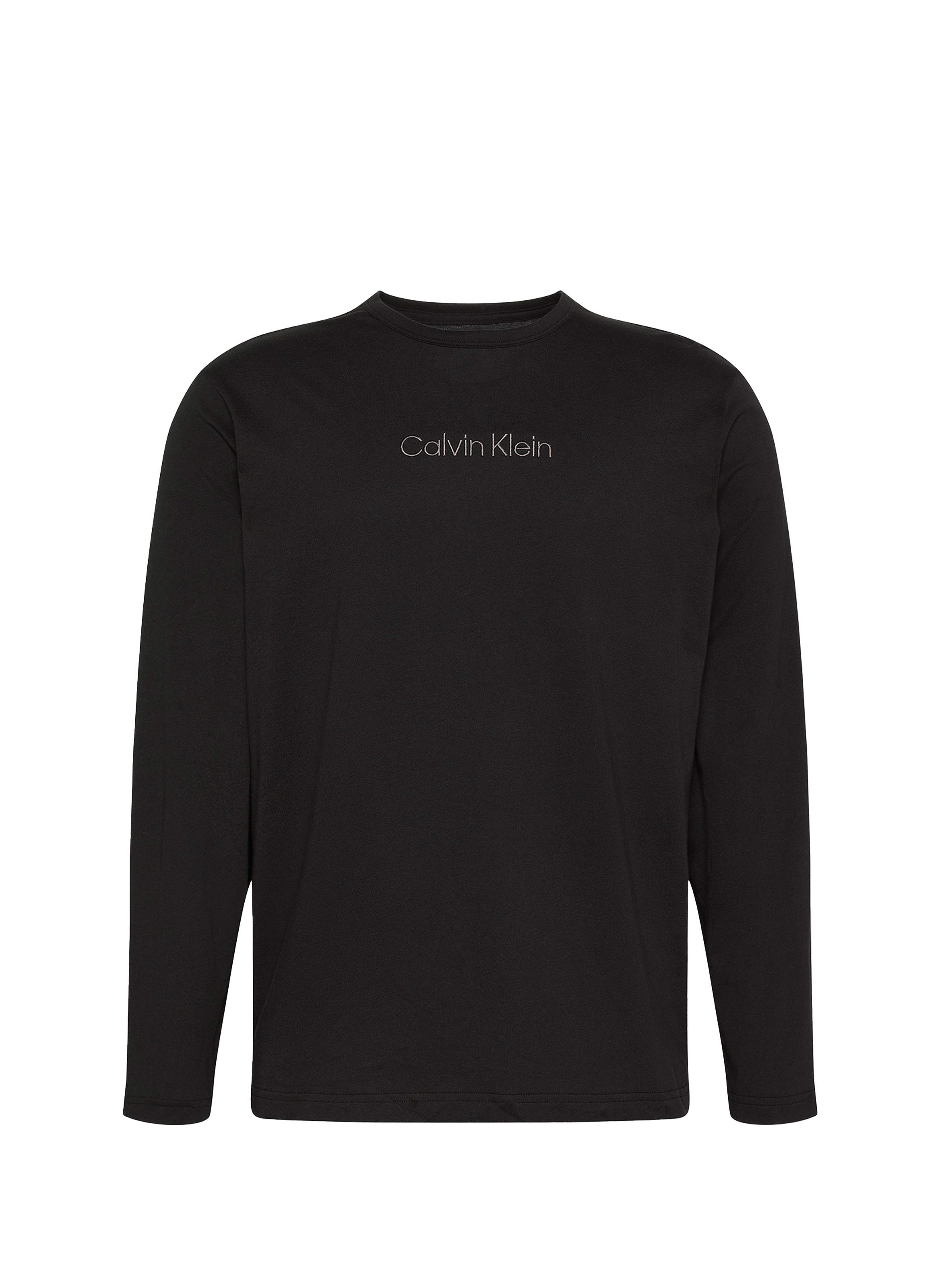 CALVIN KLEIN Cotton pyjama top Black
