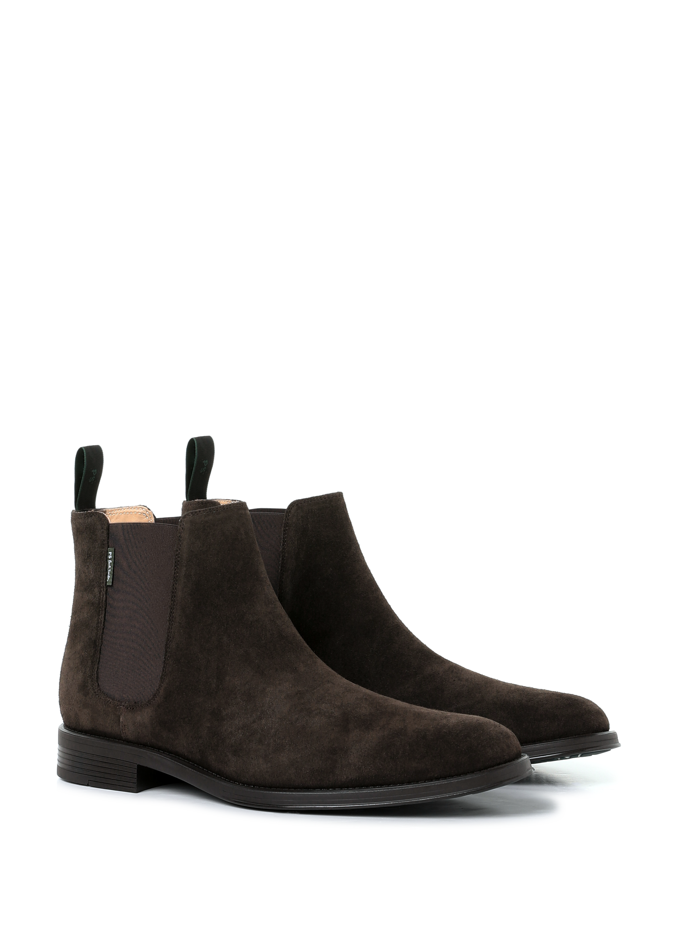 Augustus Suede Leather Ankle Boots PAUL SMITH Brown
