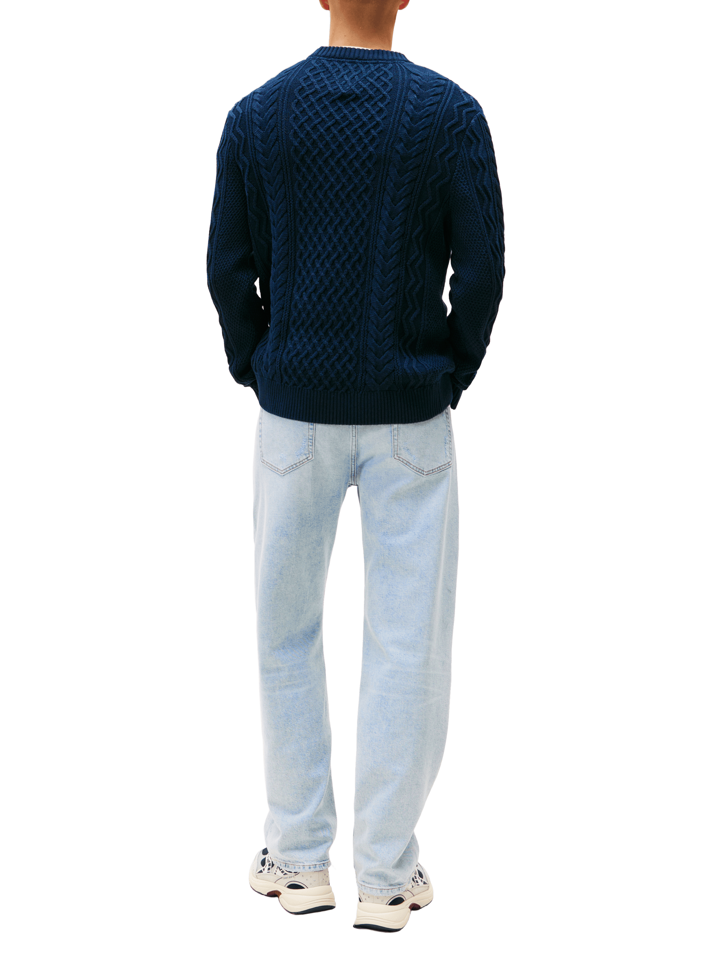 Cable knit jumper TOMMY HILFIGER Blue