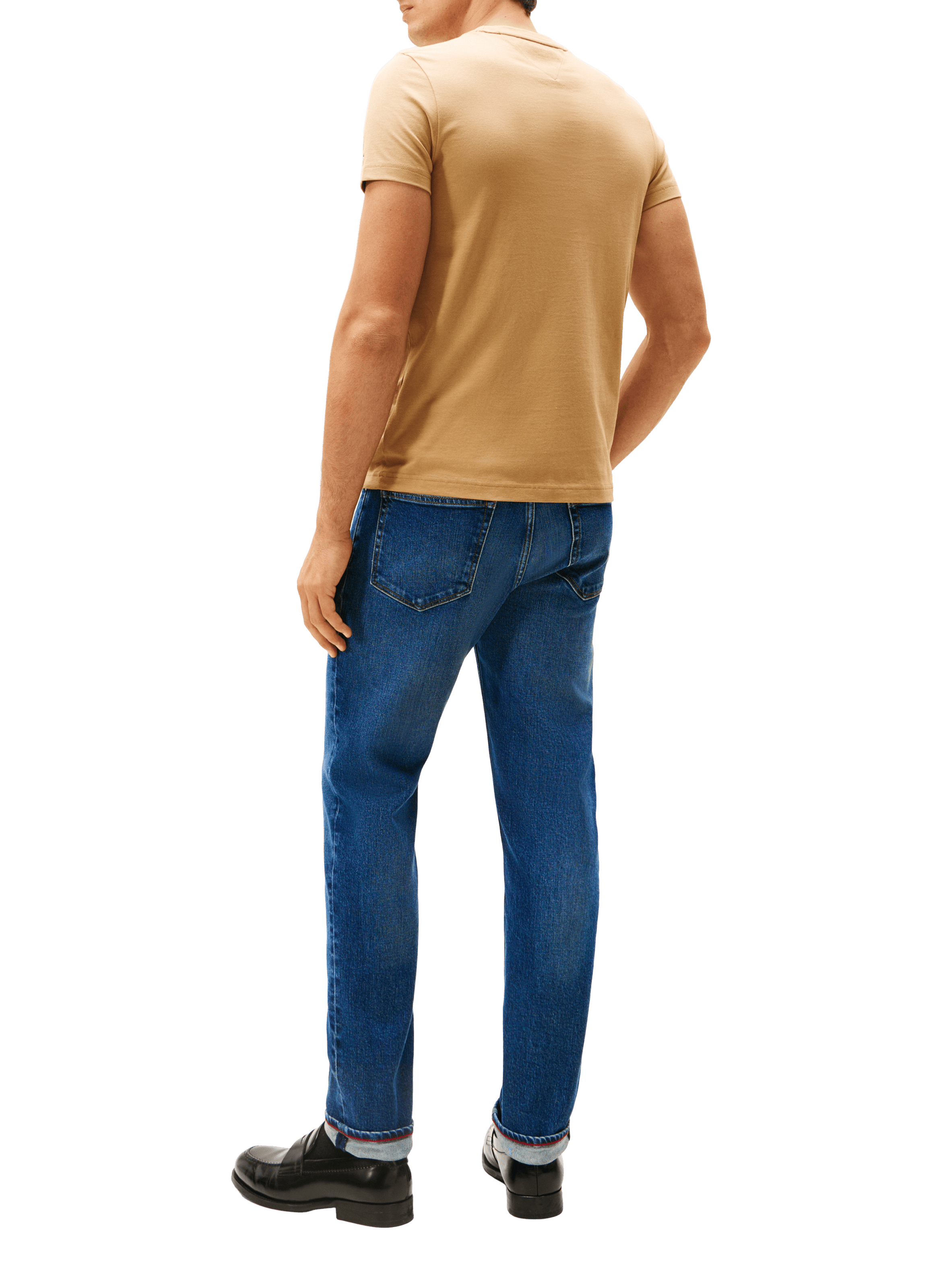 Classic Cotton T-Shirt TOMMY HILFIGER Brown