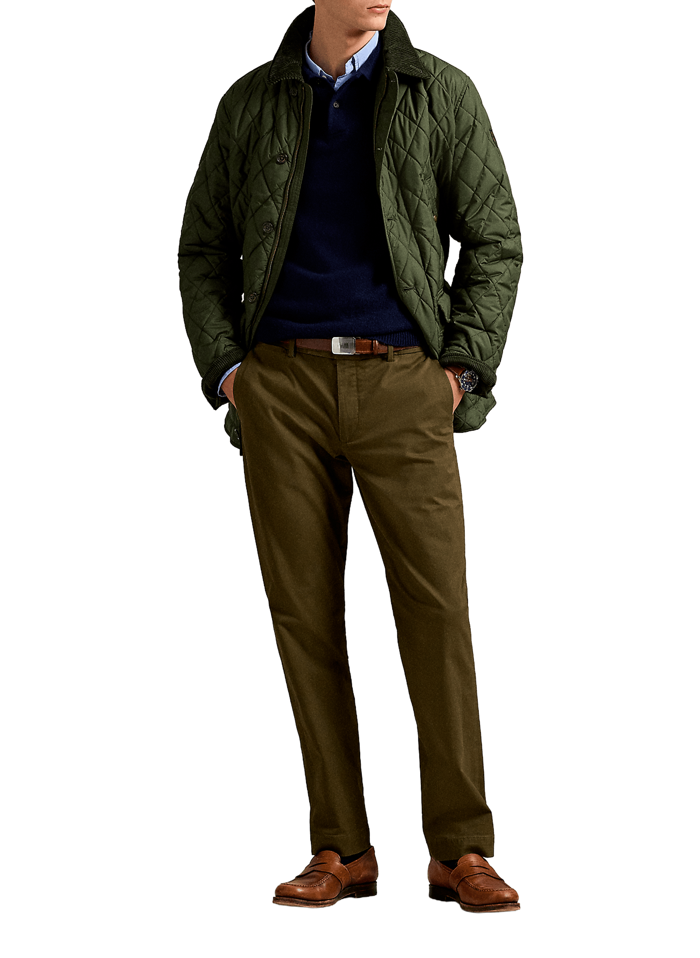 Veste matelassée mi-longue  POLO RALPH LAUREN Vert