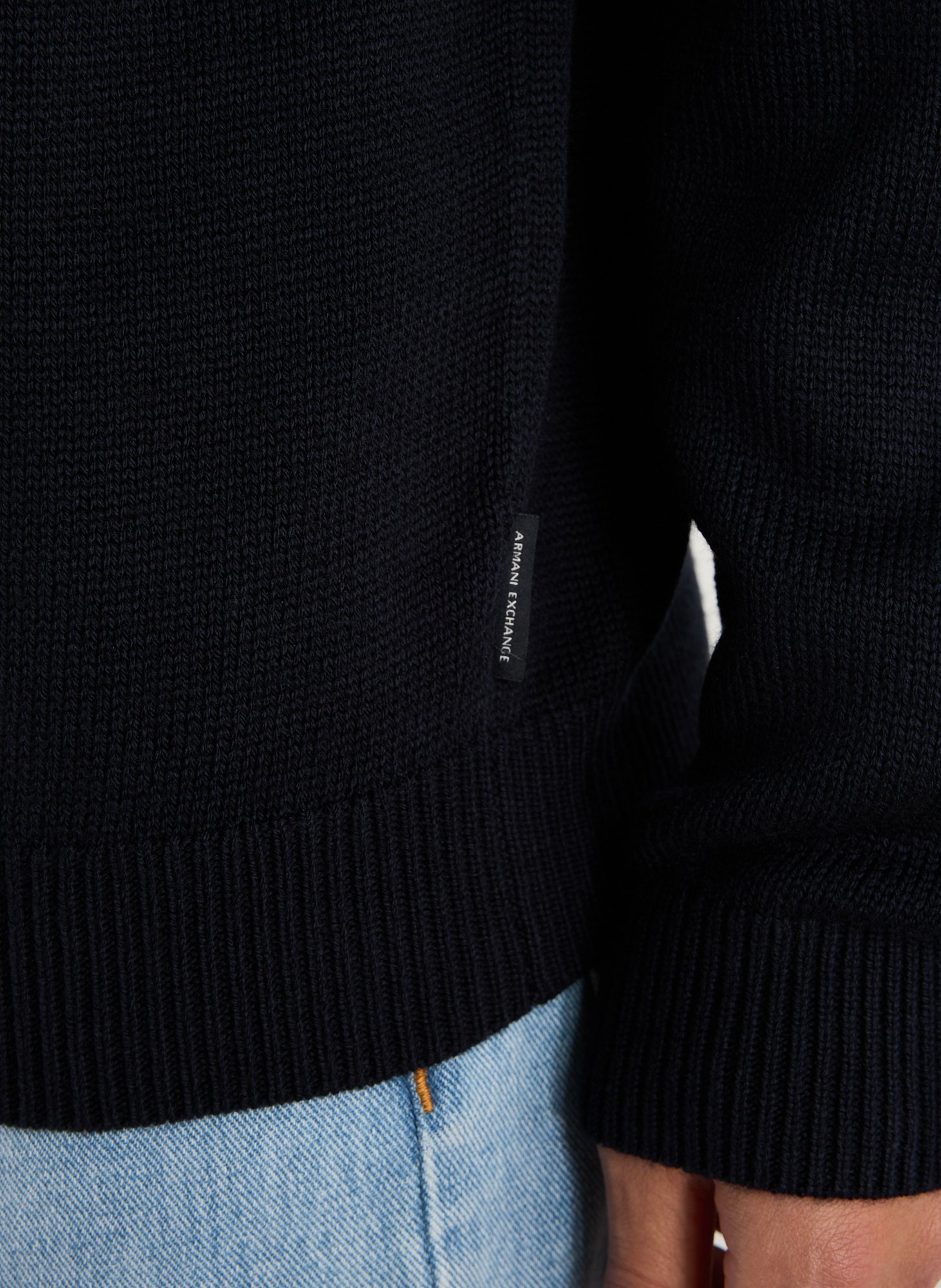 Cotton-blend jumper ARMANI EXCHANGE Blue