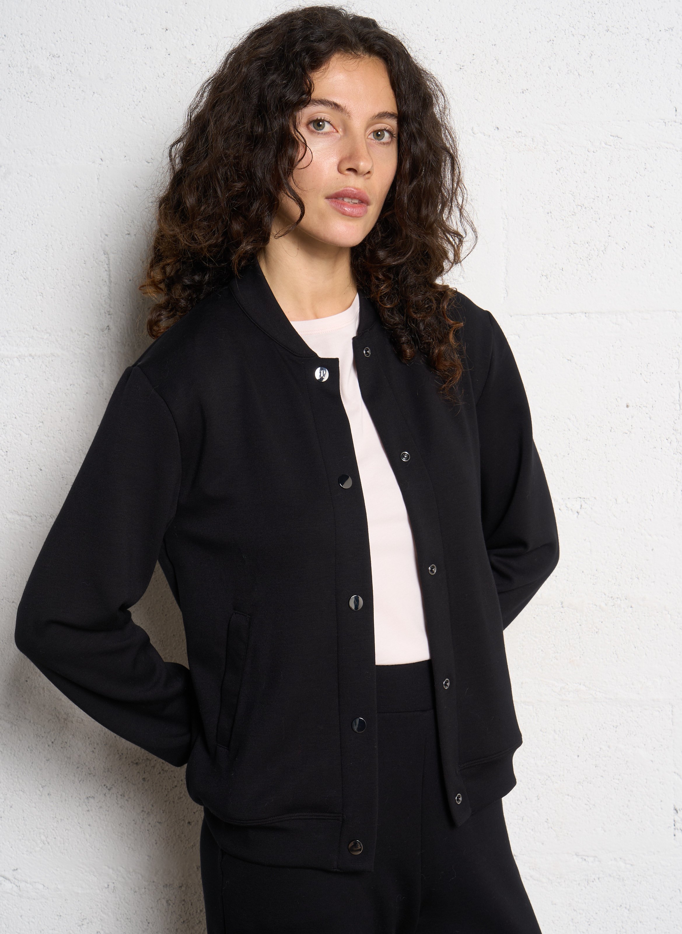 Veste col teddy REPETTO Noir