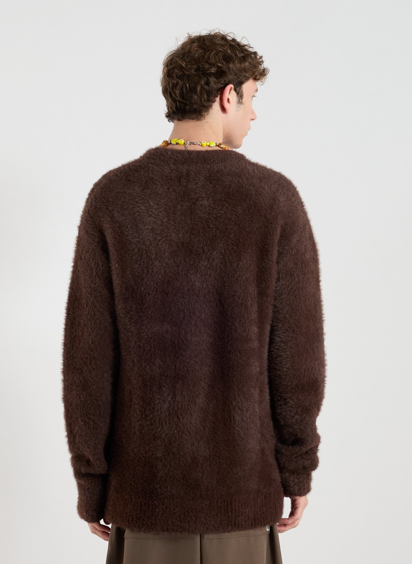 Oversized fluffy sweater MERELY MADE Brown