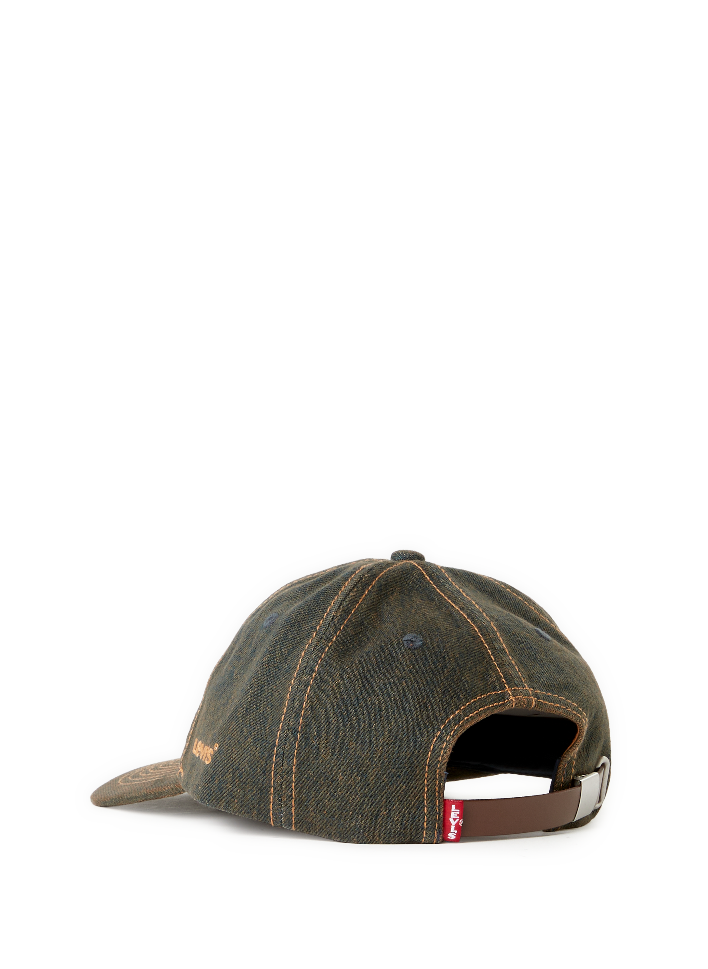 Casquette jean en coton LEVIS ACCESSOIRES Bleu