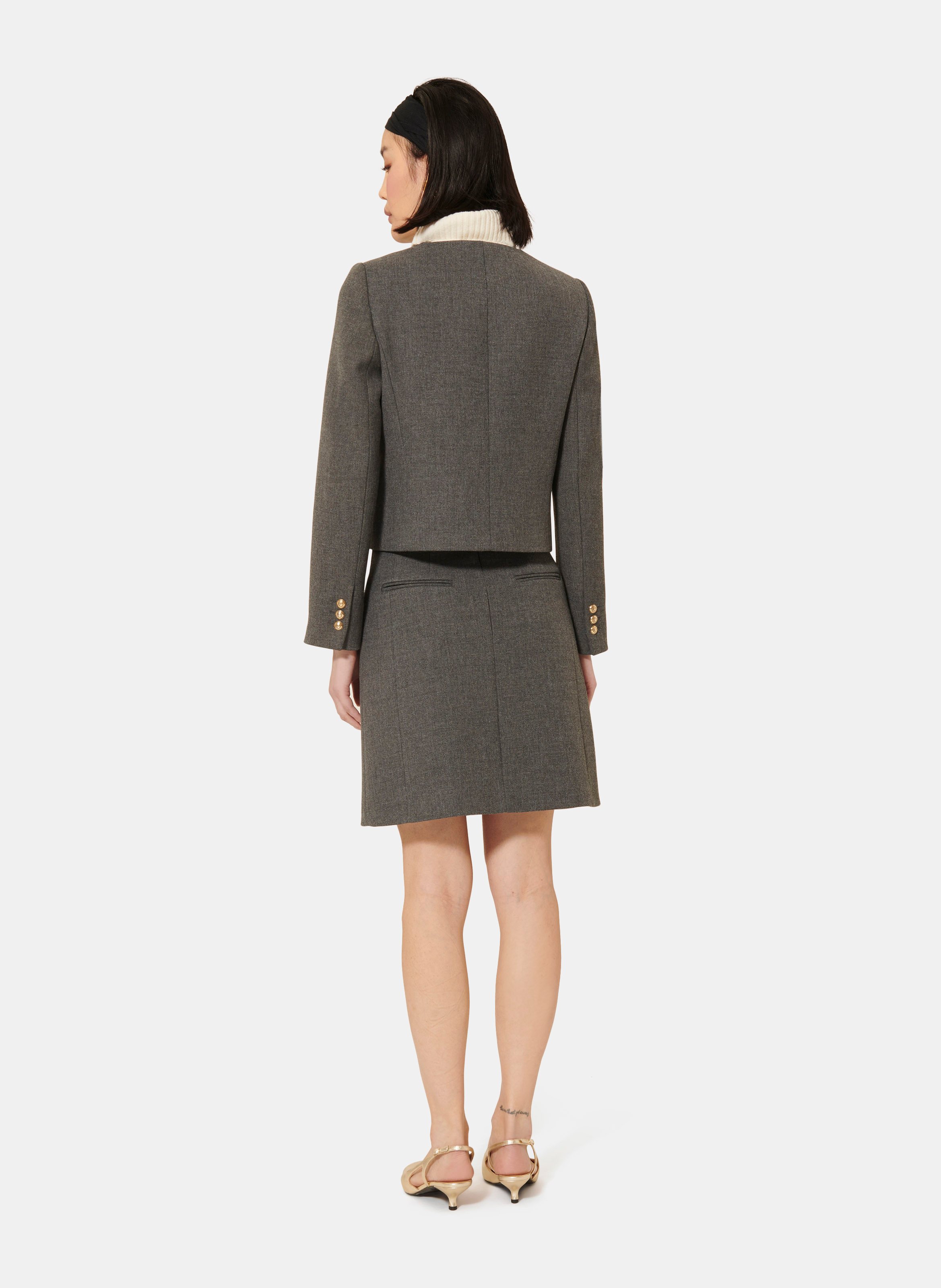 Jupe jamie TARA JARMON Gris