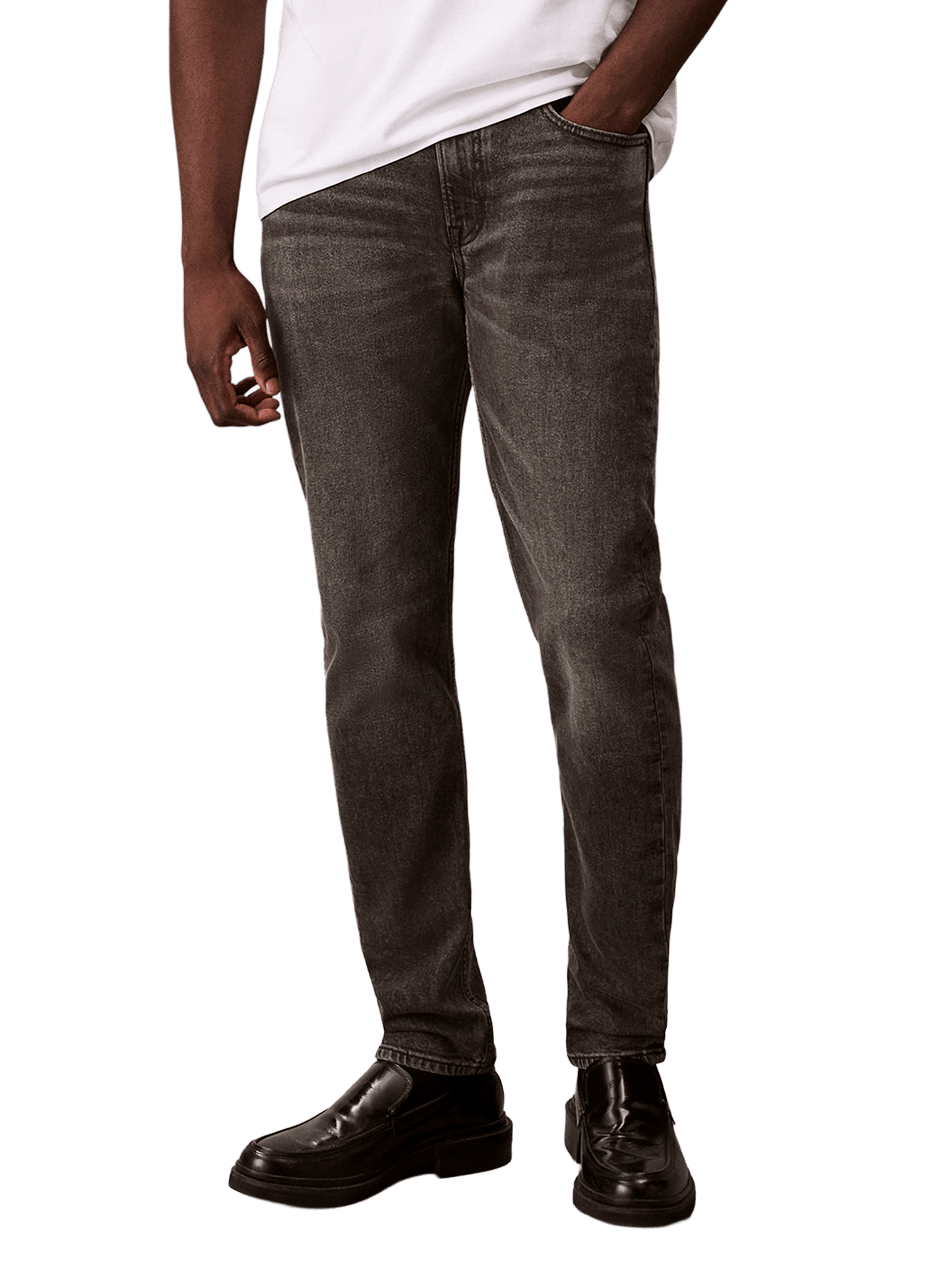Slim tapered jeans CALVIN KLEIN Grey