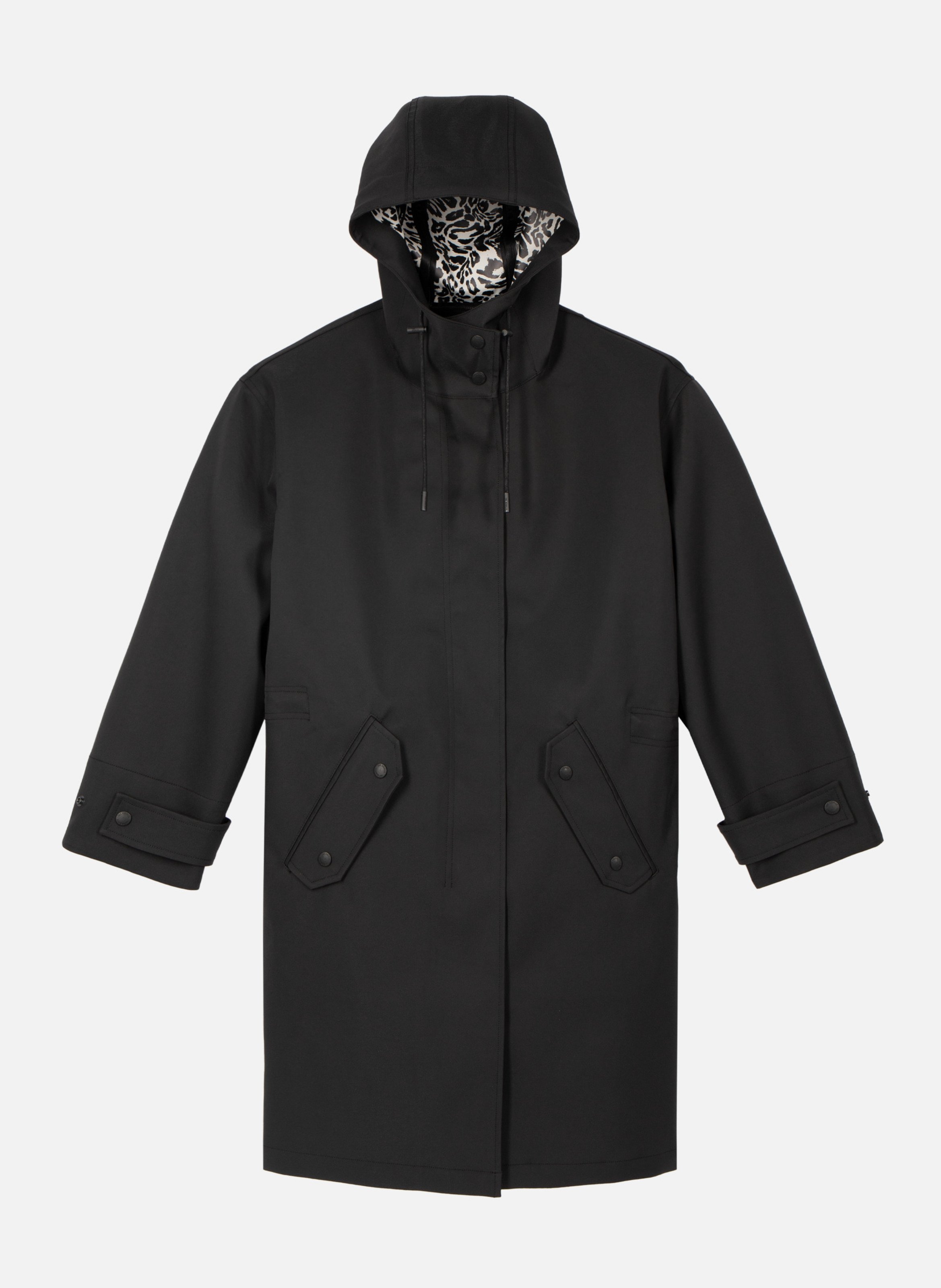 Parka longue à capuche THE KOOPLES Noir